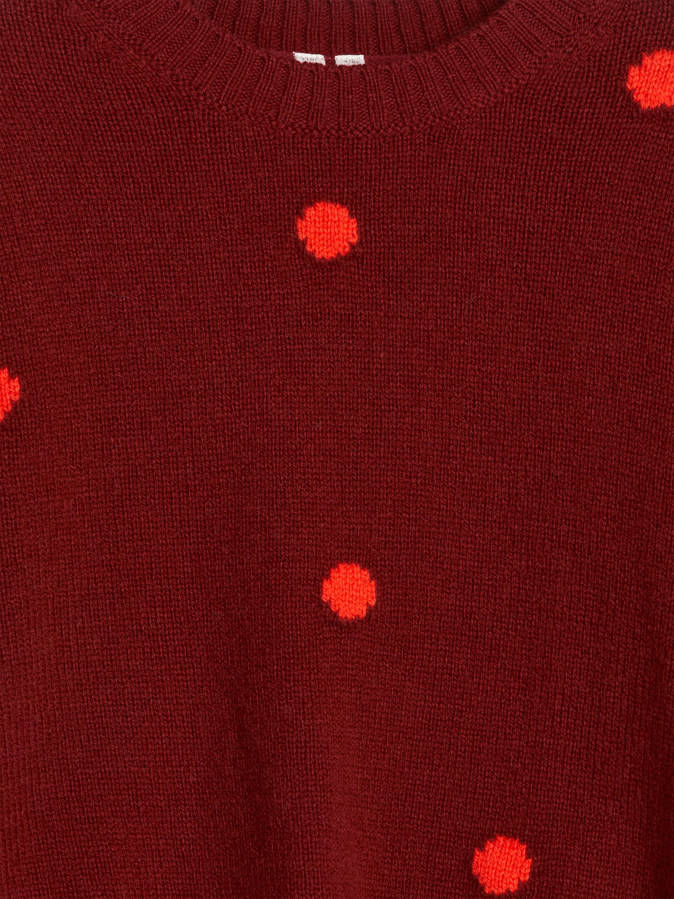 Wool Jumper - Burgundy/Red Dots - Regular fit - Children - StillMedia/DescriptiveDetail - 3
