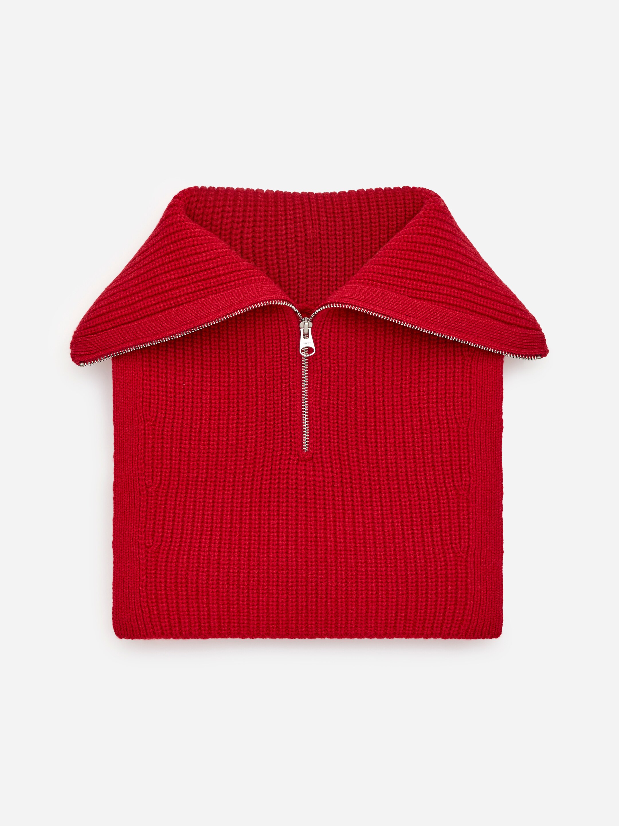 Größeres Bild ansehen: Krageneinsatz aus Nativa-Wolle - Rot - Ladies | H&M DE 3