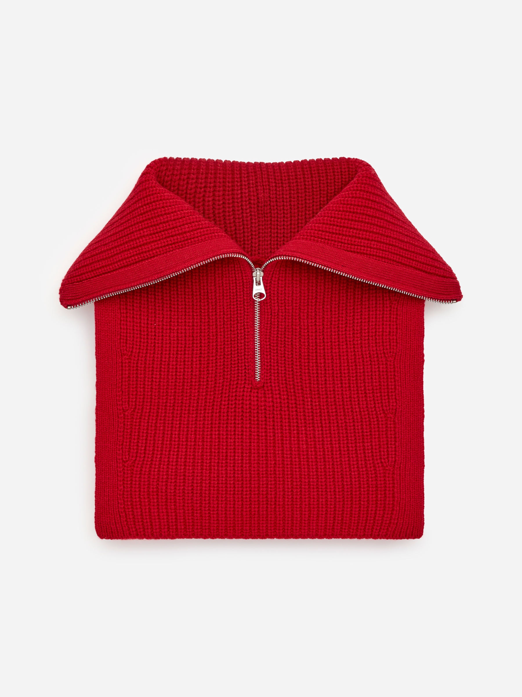 Wool Collar-#C61B27-17224