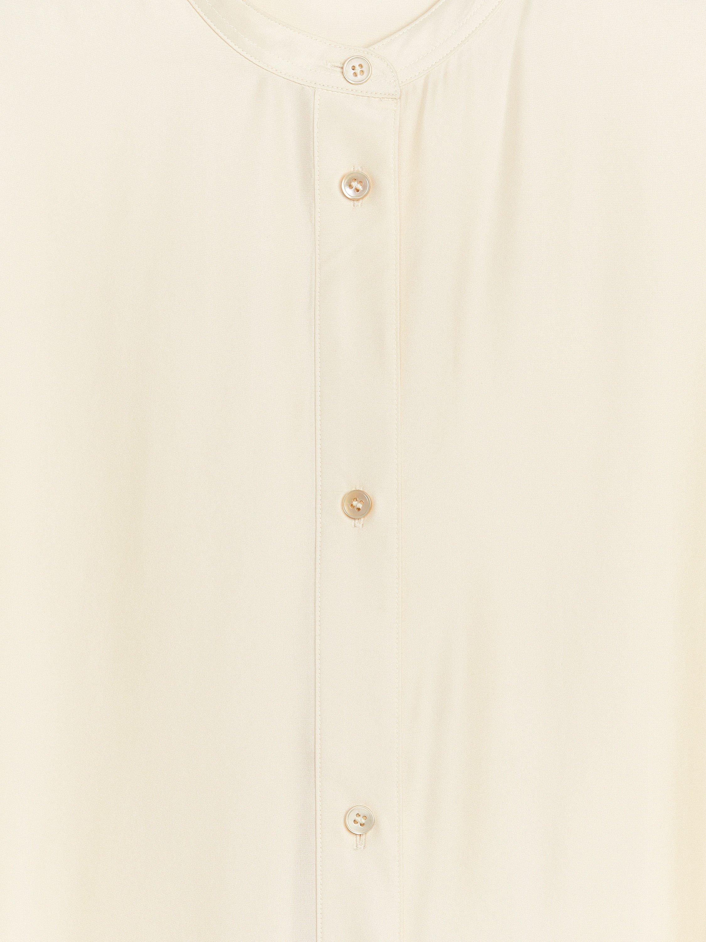 Long Silk Shirt - Beige - Relaxed fit - Women - StillMedia/DescriptiveDetail - 1