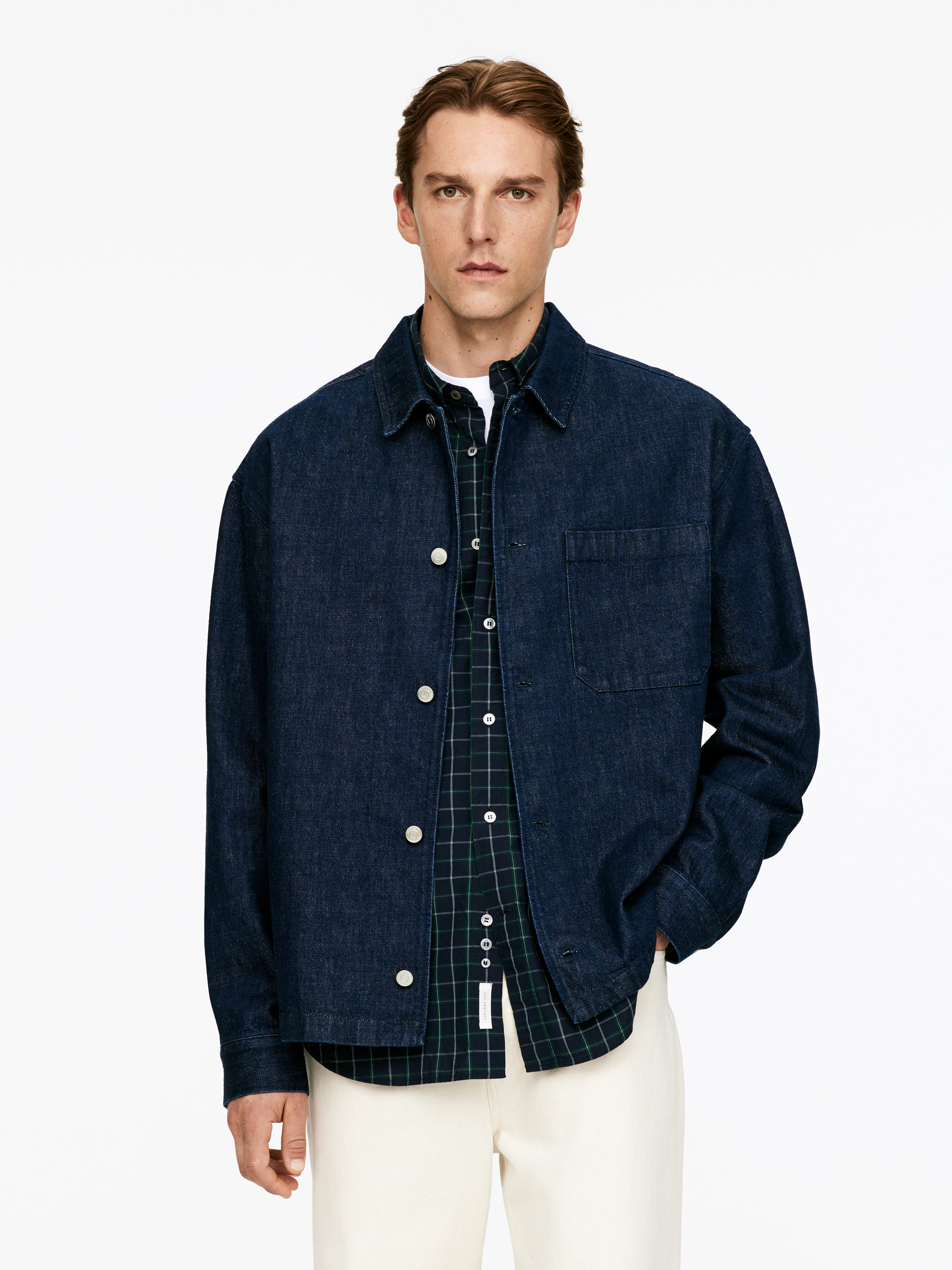 Denim Overshirt-#2E3036-16021