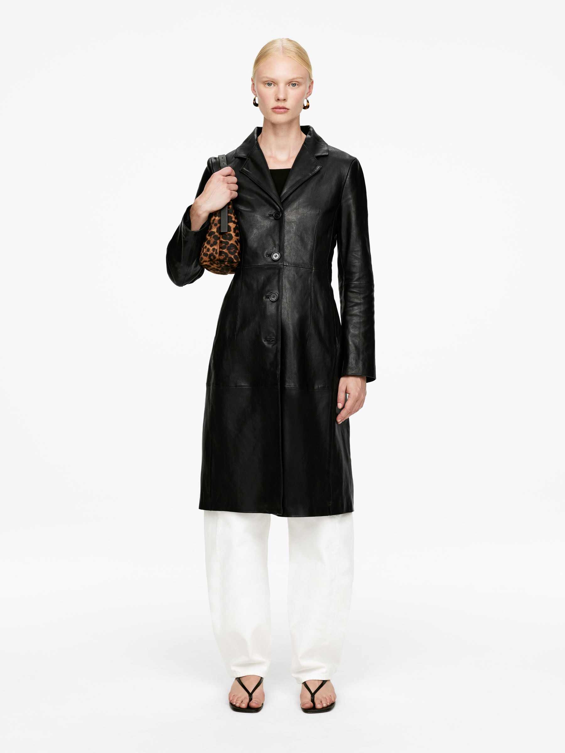 Leather Coat-#272627-16362