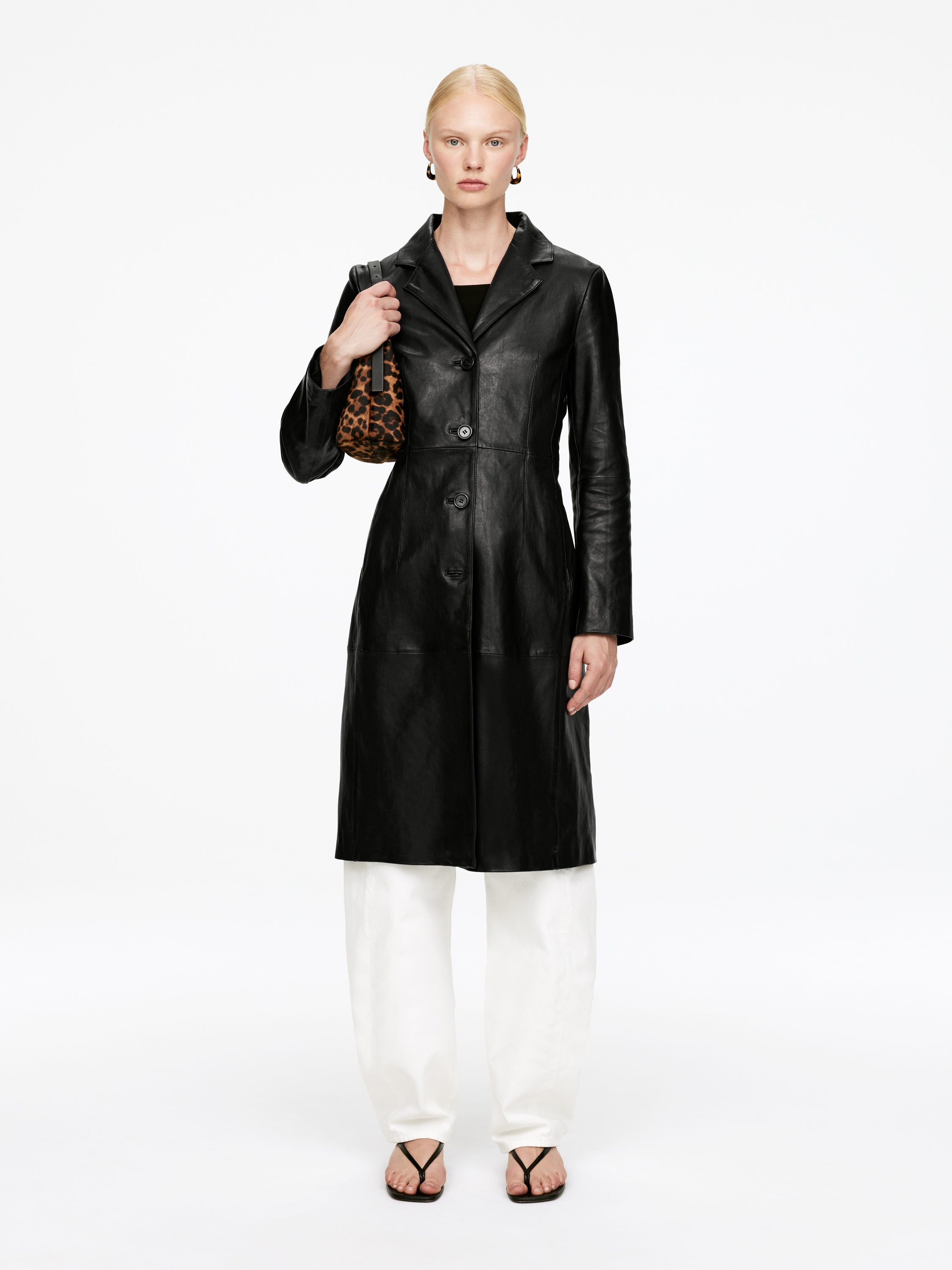 Leather Coat-#272627-16362