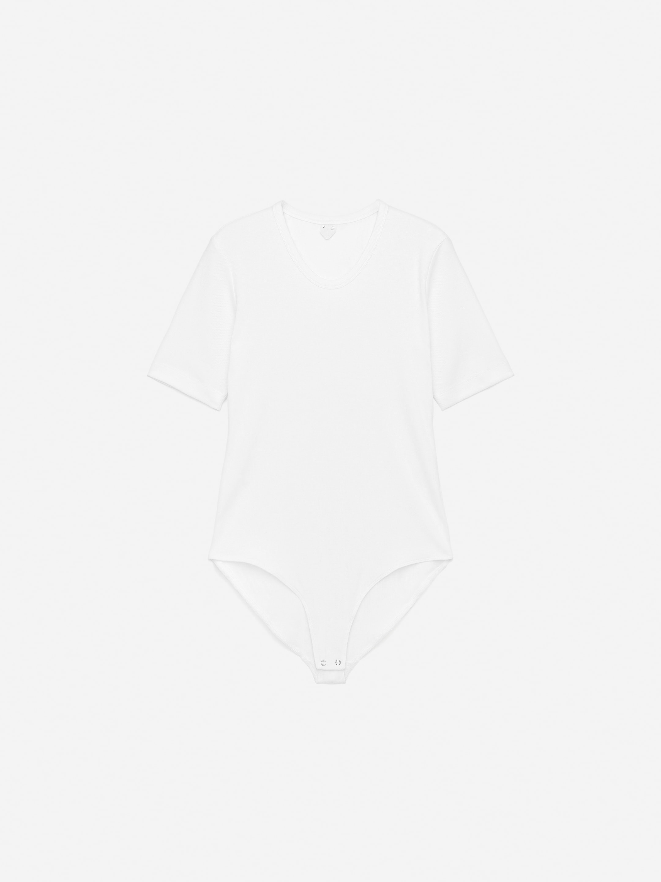 Zobacz większy obraz: Prążkowane body - Biały - ONA | H&M PL 1