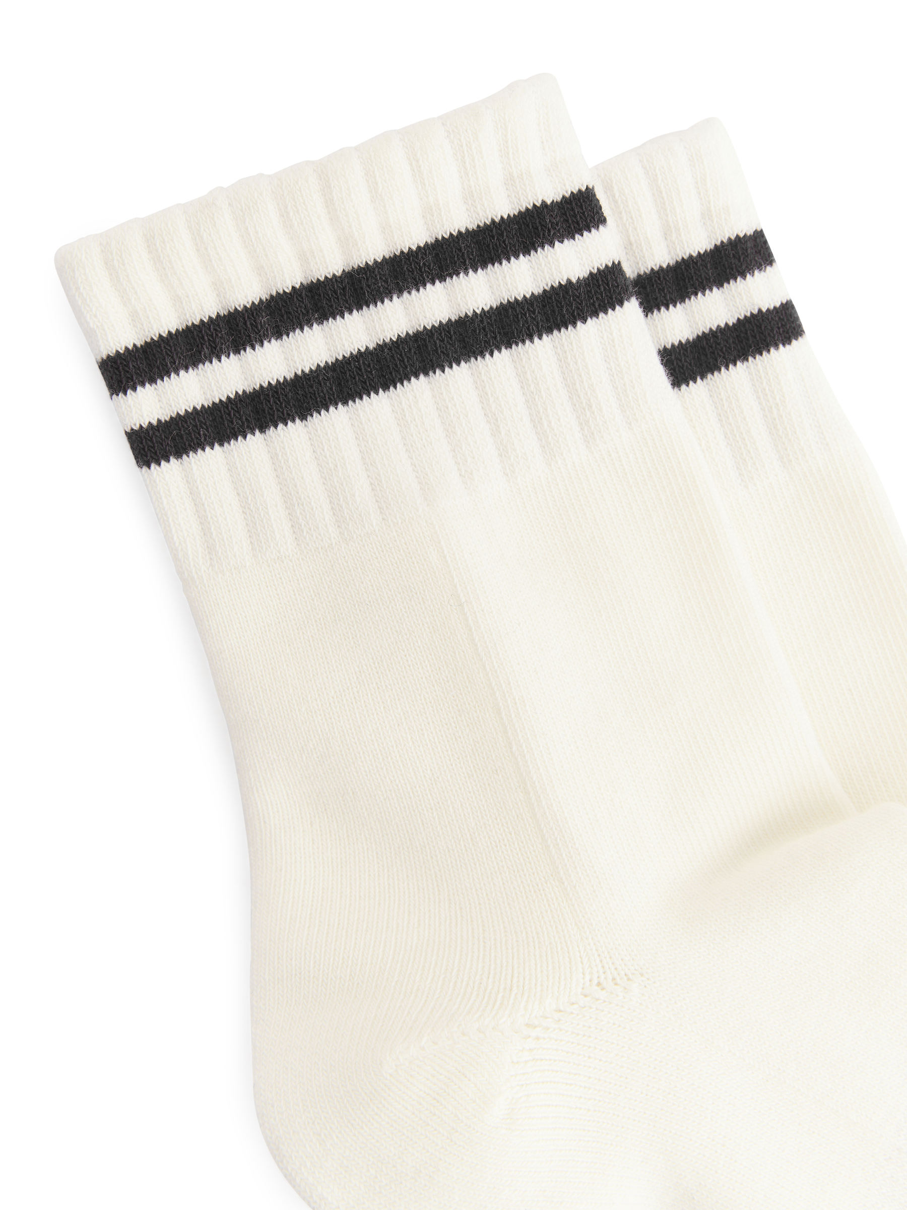 Gerippte Sportsocken - Weiß/Schwarz - Herren - StillMedia/DescriptiveDetail - 3