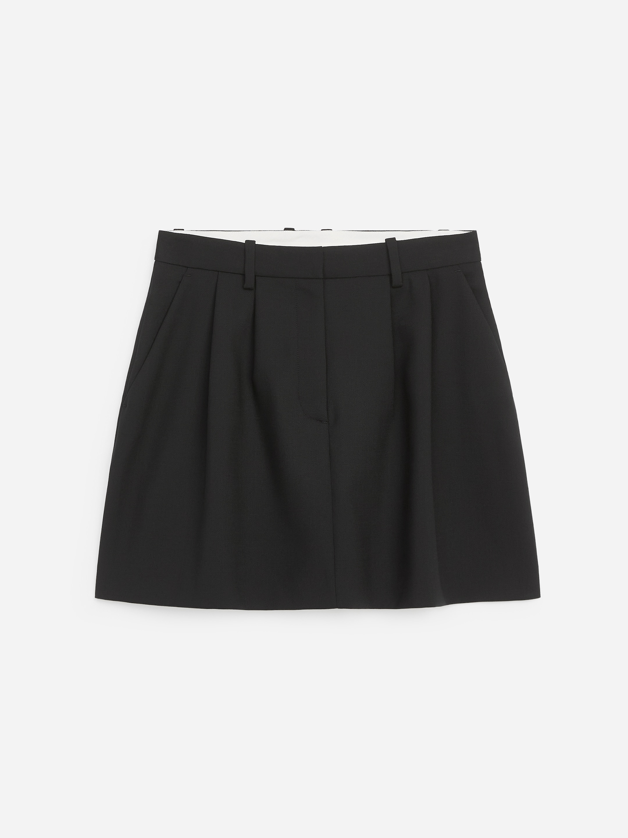 Tailored Mini Skirt - Black - Regular fit - women - StillMedia/DescriptiveStillLife - 1