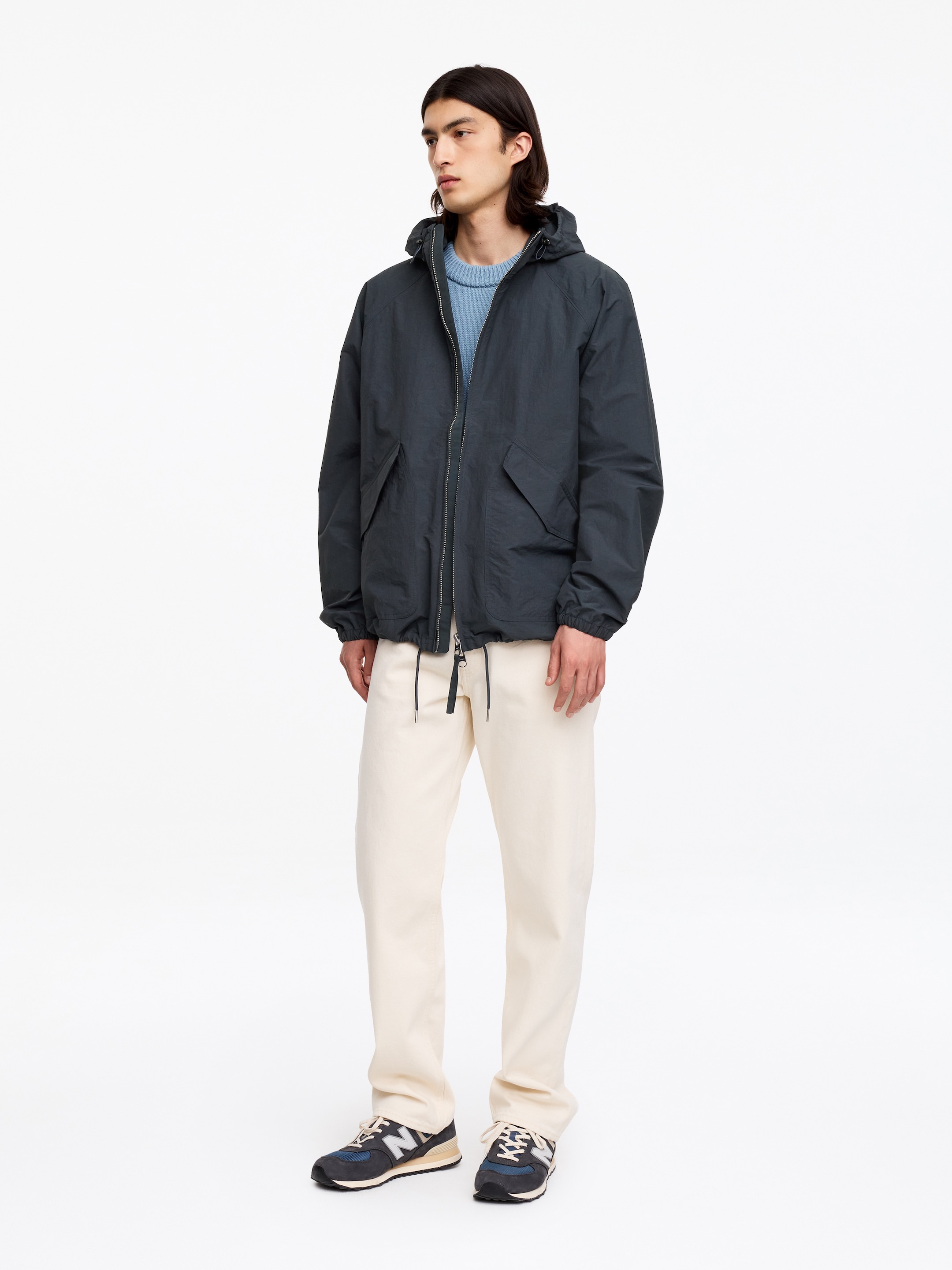 Coupe-vent ARKET ACTIVE - Bleu foncé - Relaxed fit - Homme - StillMedia/Lookbook - 5