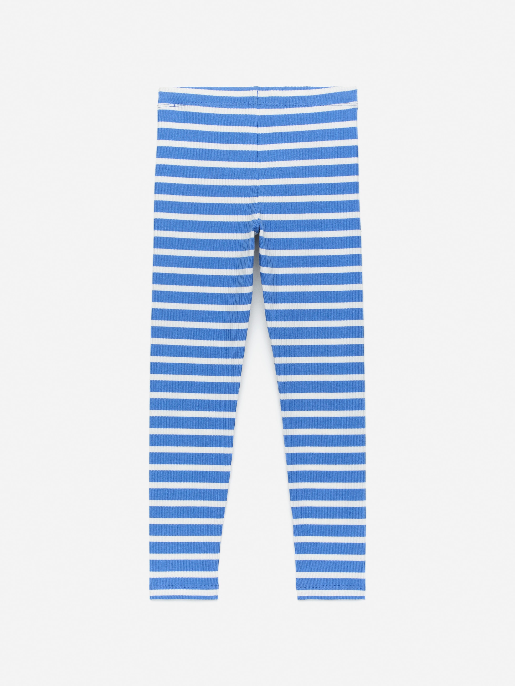 Gerippte Leggings - Blau/Weiß - Slim Fit - Kinder - StillMedia/DescriptiveStillLife - 3