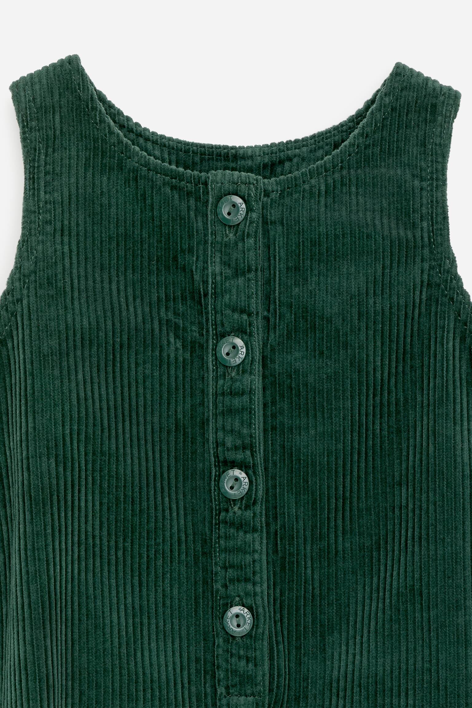 Tuta in velluto a coste - Verde scuro/Lilla - 2