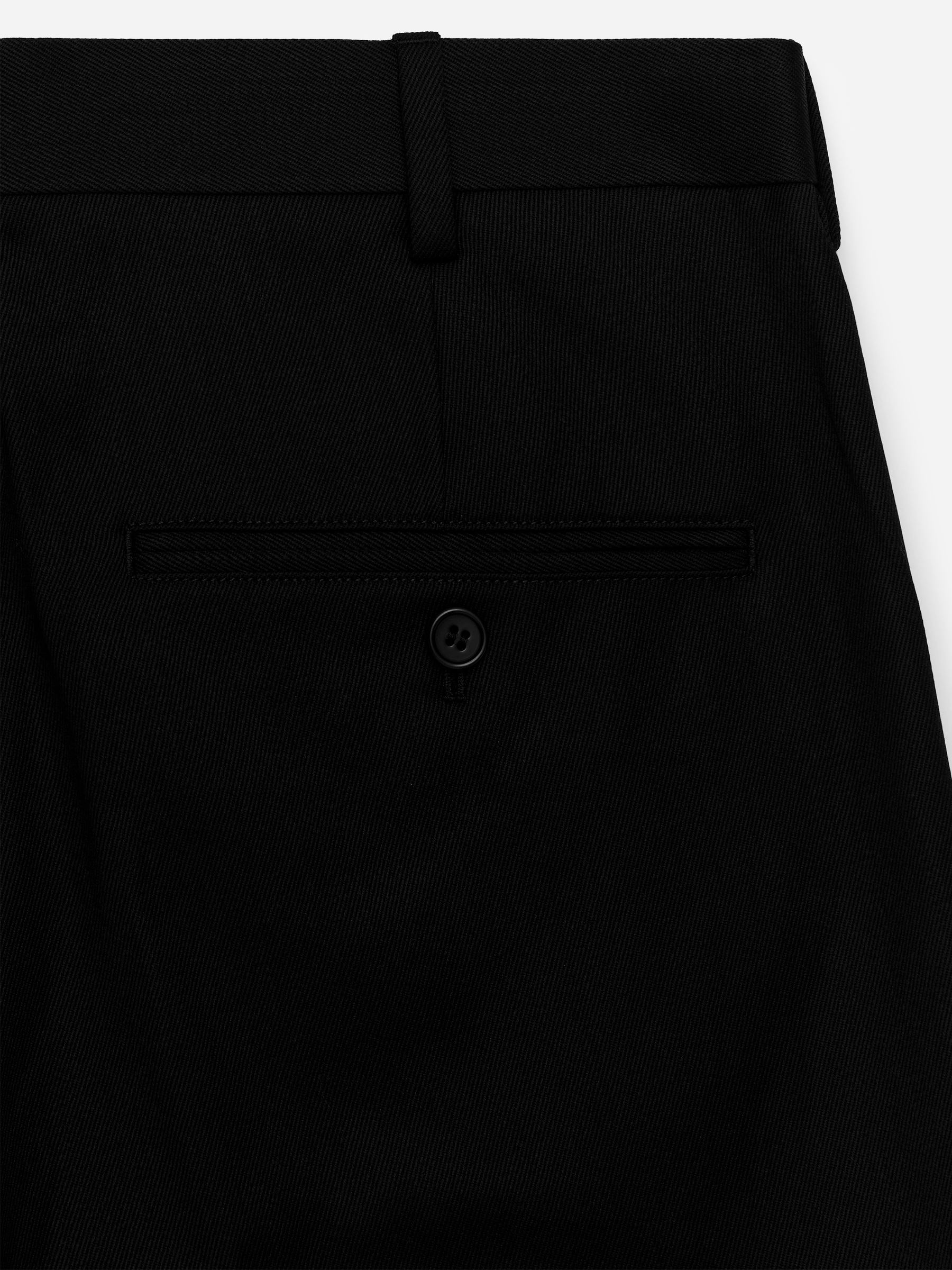Wool-Cotton Trousers - Black - Regular fit - Men - StillMedia/DescriptiveStillLife - 2