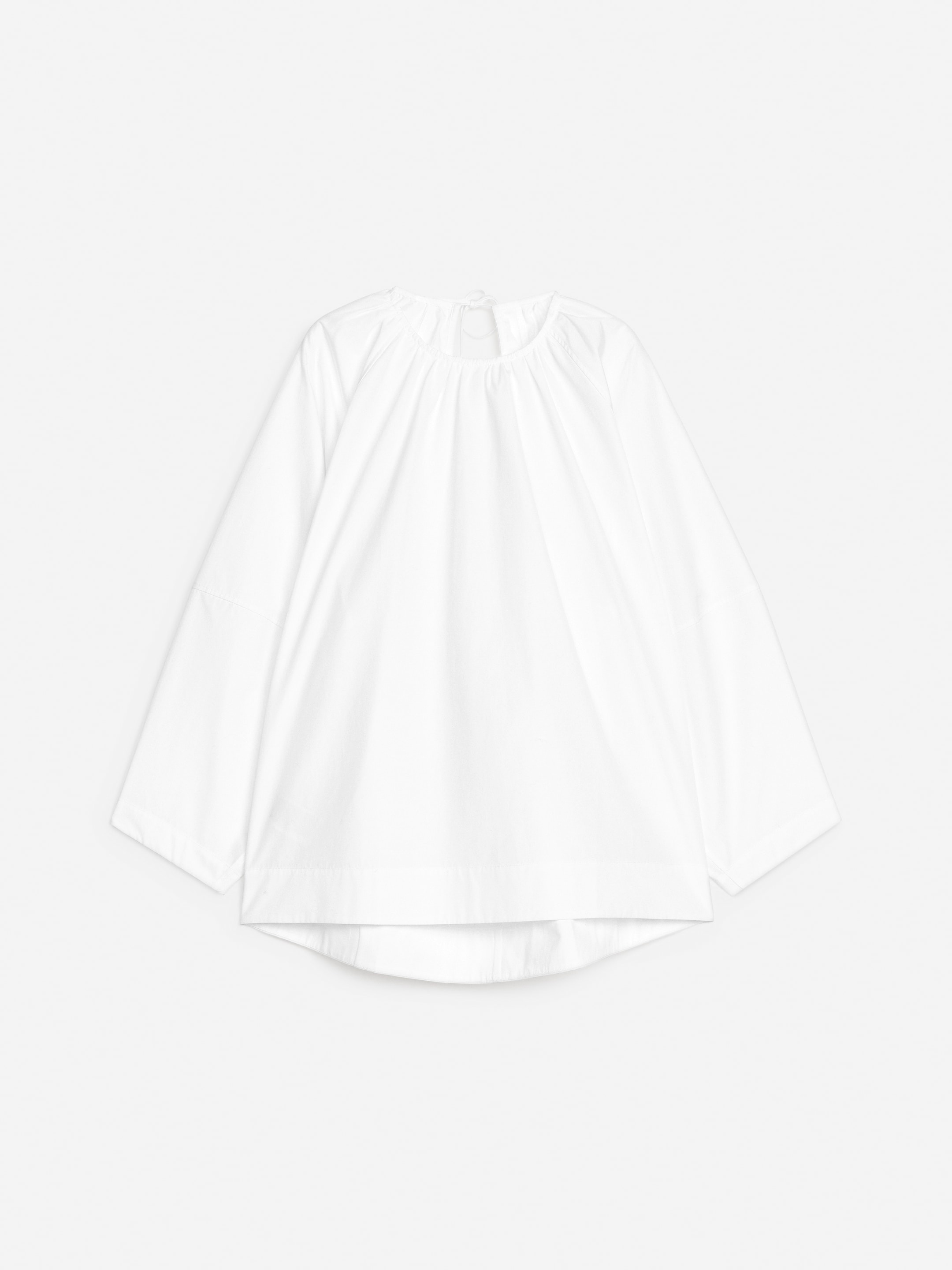 View larger image: Scoop-Back Blouse - White - Ladies | H&M GB 1