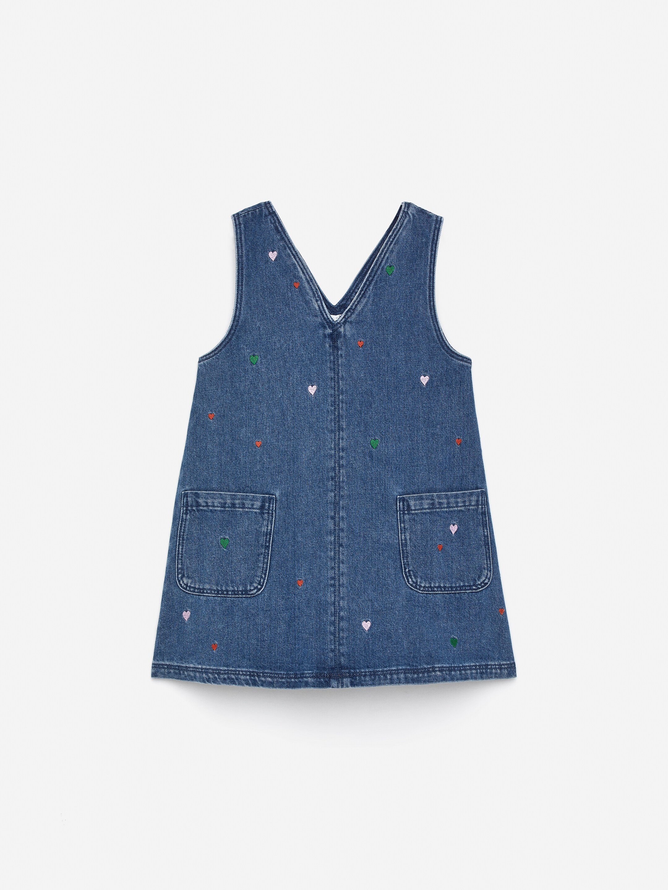 Visualizza immagine più grande: Abito in denim con ricami - Blu - BAMBINO | H&M IT 1