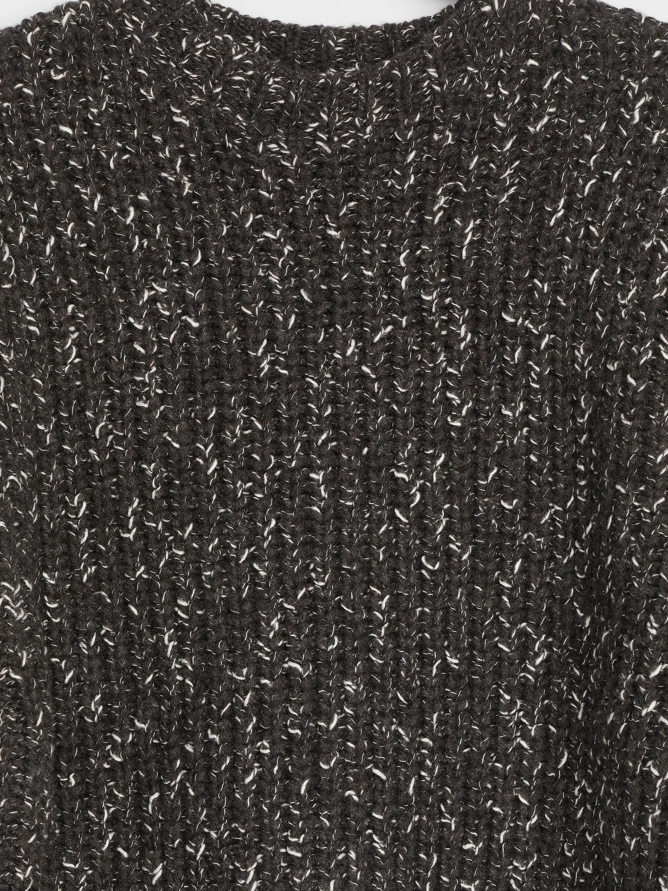 View larger image: Knitted Jumper - Black Melange - Ladies | H&M GB 2