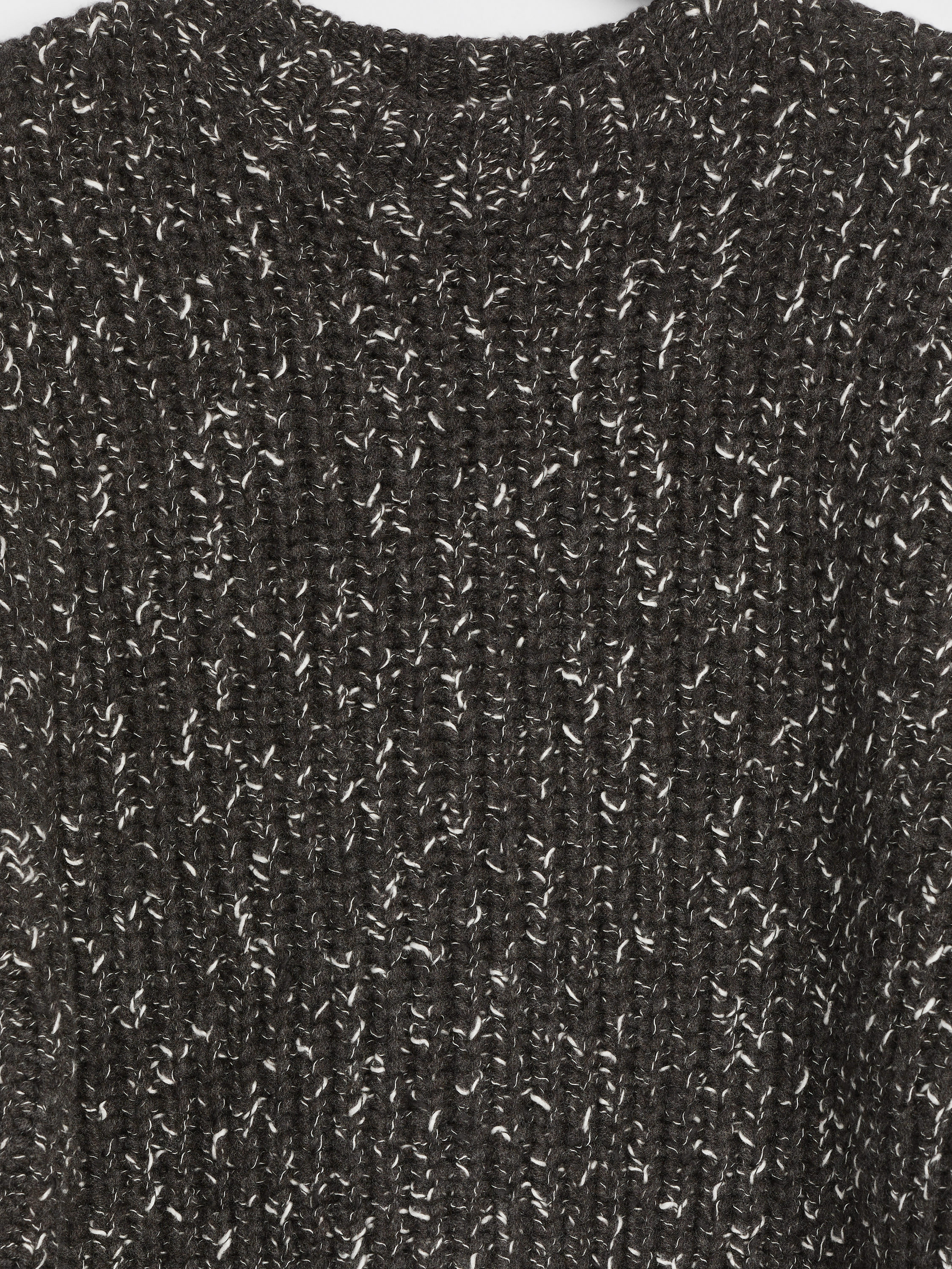 Knitted Jumper - Black Melange - Regular fit - Women - StillMedia/DescriptiveDetail - 1