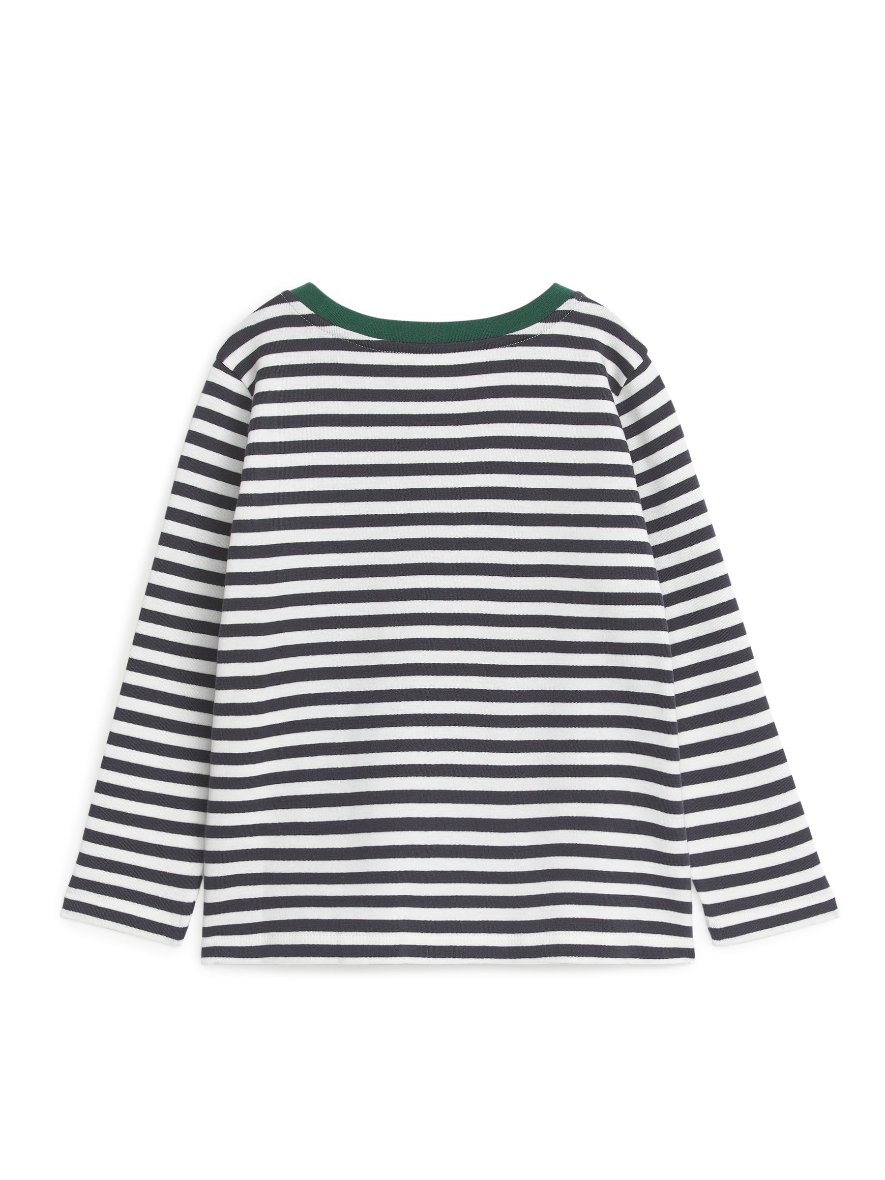 Langarm-T-Shirt - Grau/Cremeweiß - Regular Fit - Kinder - StillMedia/DescriptiveStillLife - 1