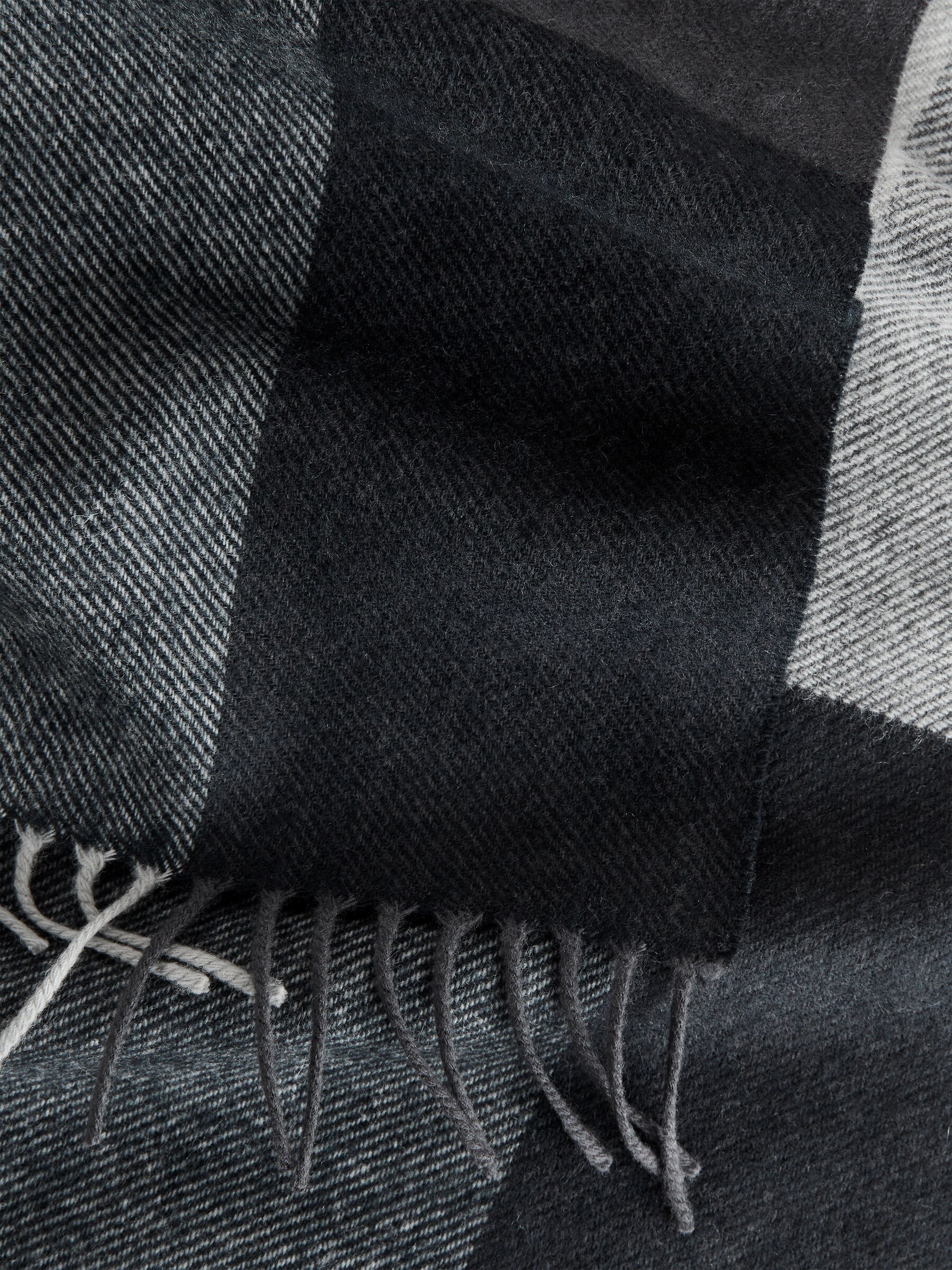 Wollschal mit Vichy-Muster - Schwarz/mehrfarbig - Herren - StillMedia/DescriptiveDetail - 2