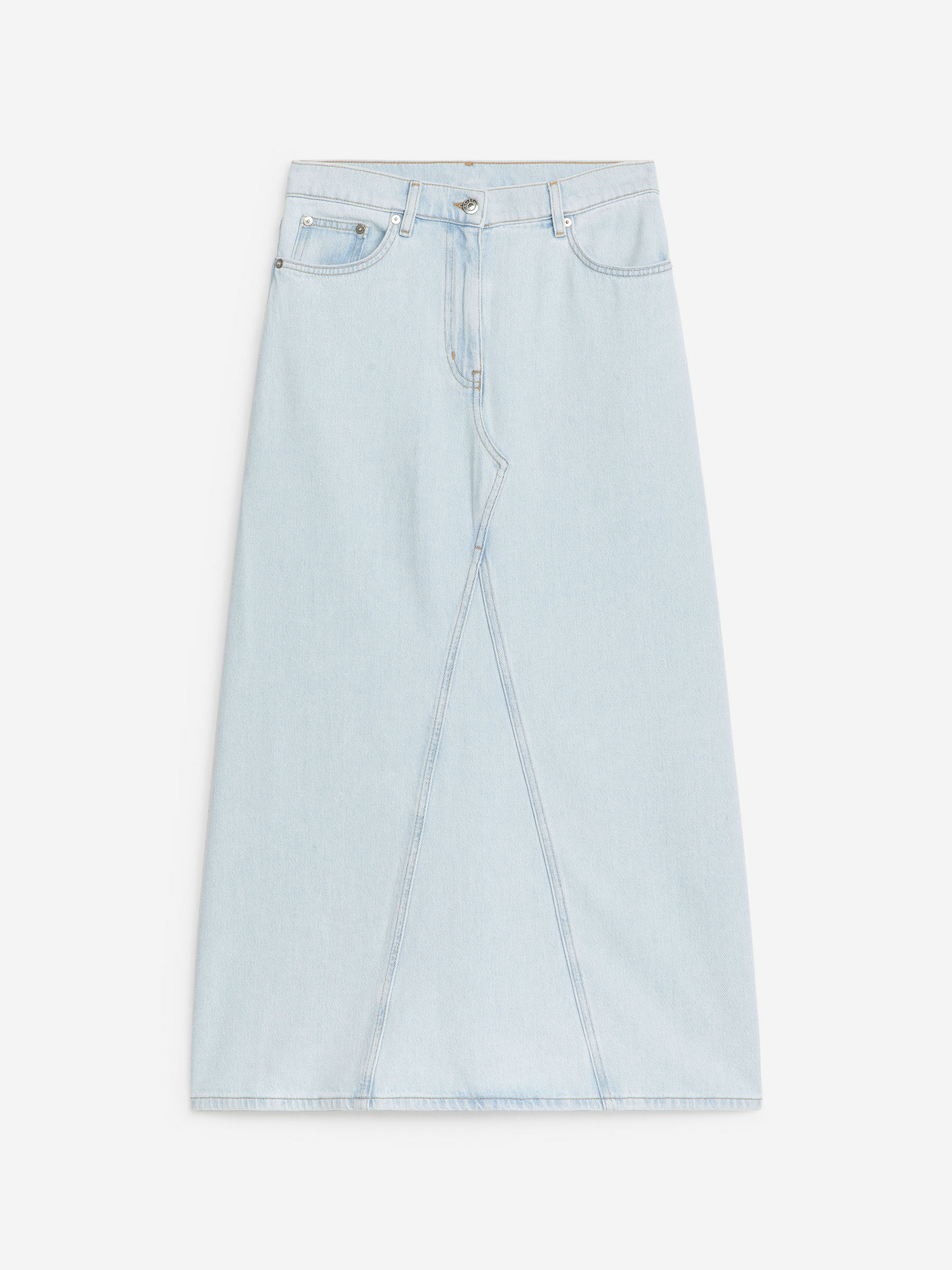 Maxifalda en denim-#ADBED3-5709