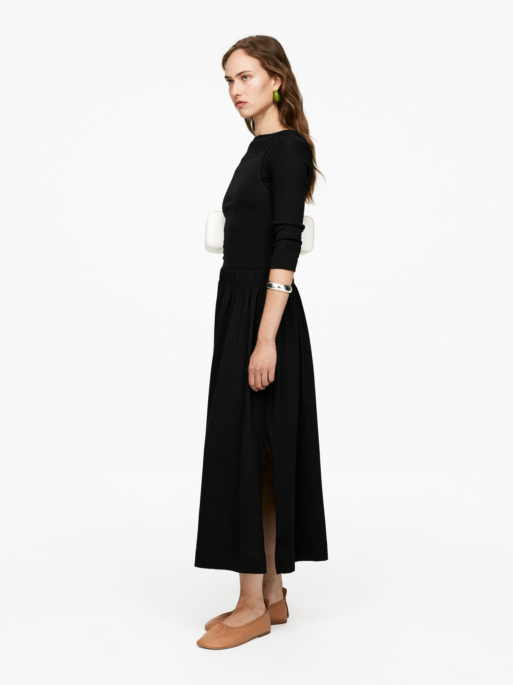 Grösseres Bild ansehen: Baumwollrock - Schwarz - DAMEN | H&M CH 4