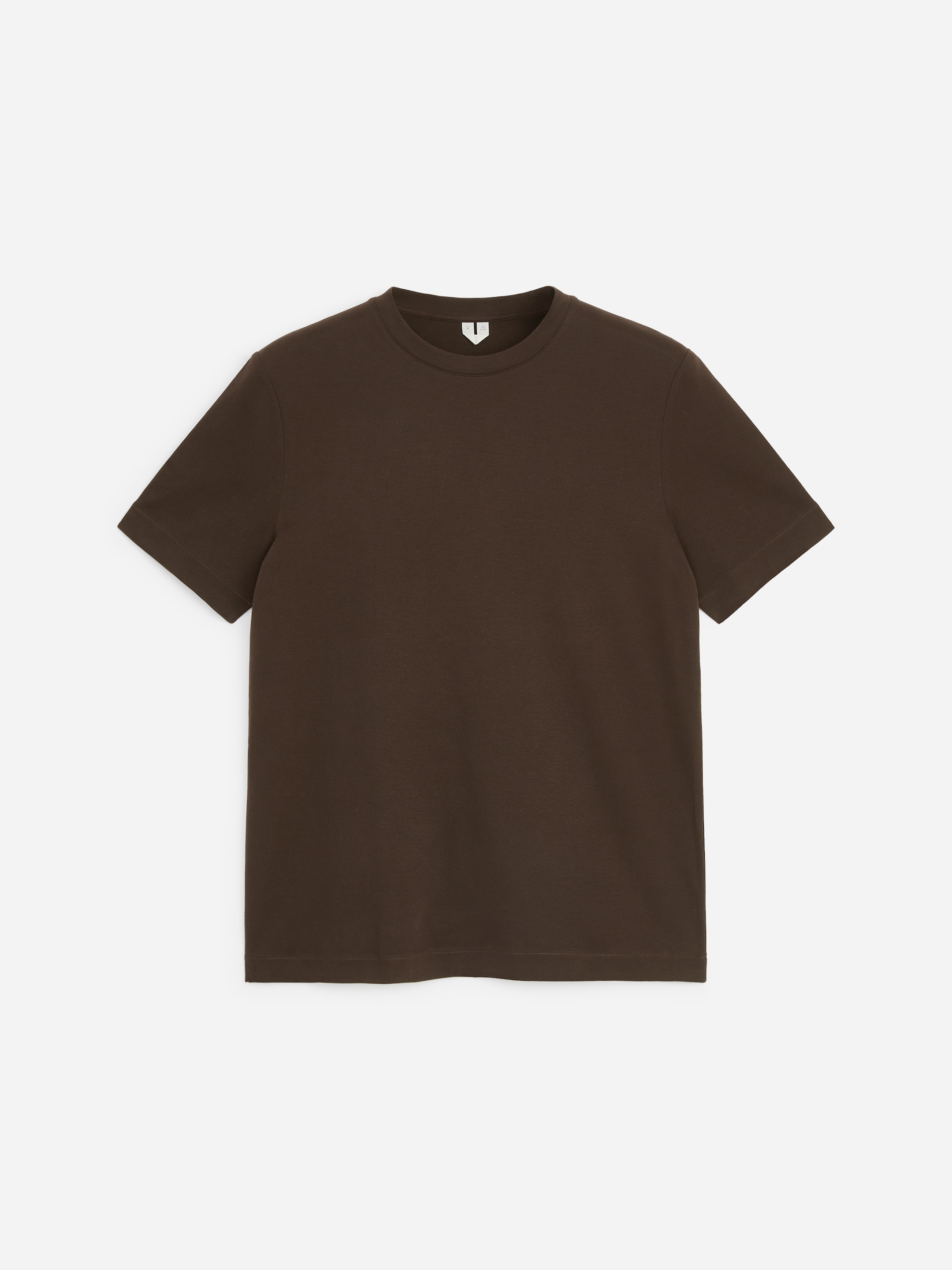 Regular Interlock T-shirt - Brown - Regular fit - men - StillMedia/DescriptiveStillLife - 1