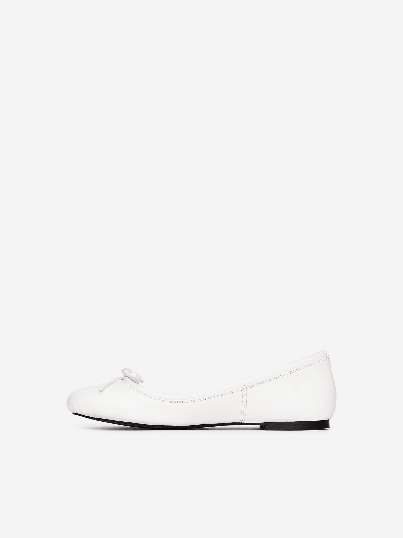Sportiga ballerinaskor - Vit - 5