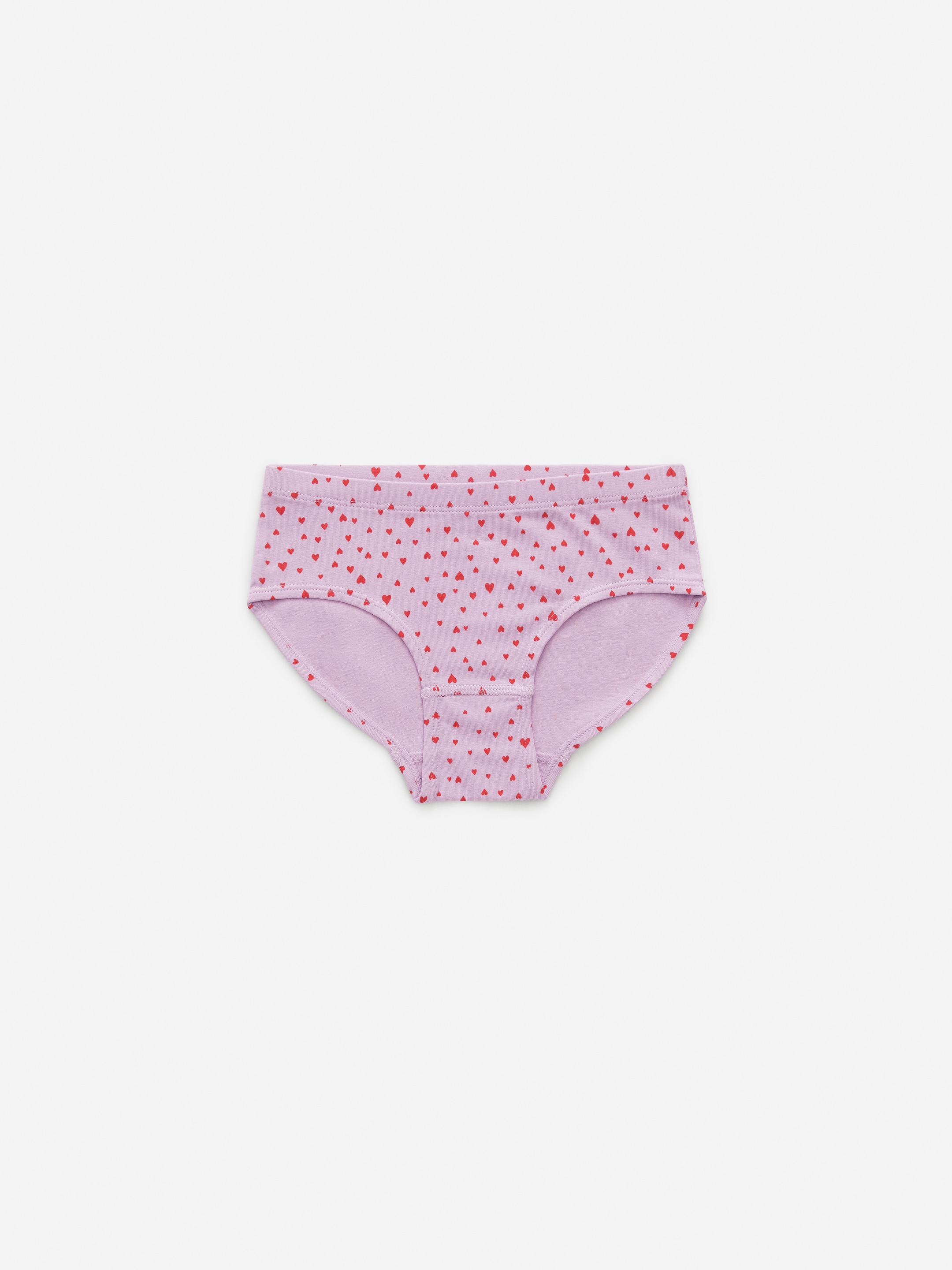 Cotton Jersey Briefs Set of 3 - Lilac/Red - Regular fit - Children - StillMedia/DescriptiveStillLife - 8