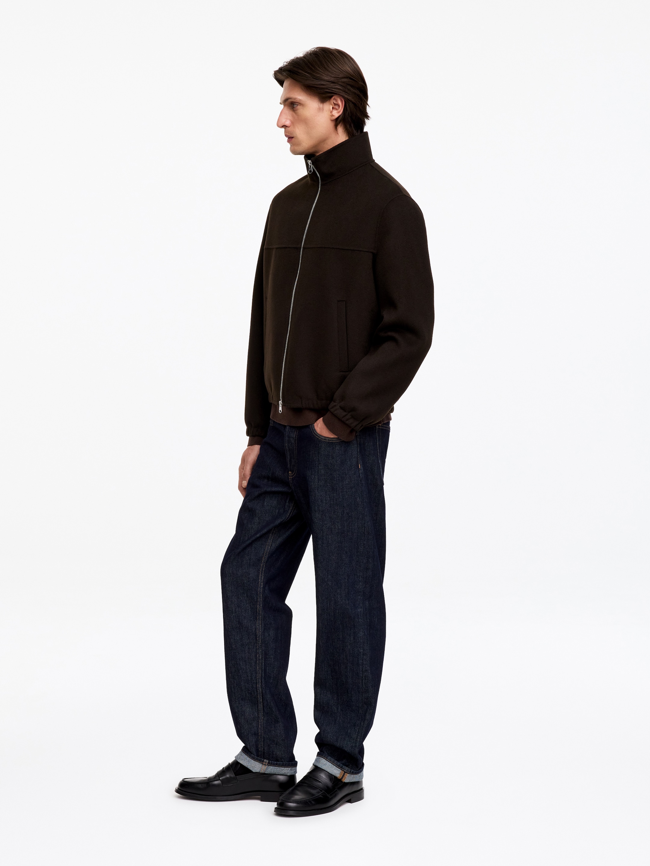 Doublé Blouson - Dark Brown - Regular fit - Men - StillMedia/Lookbook - 3