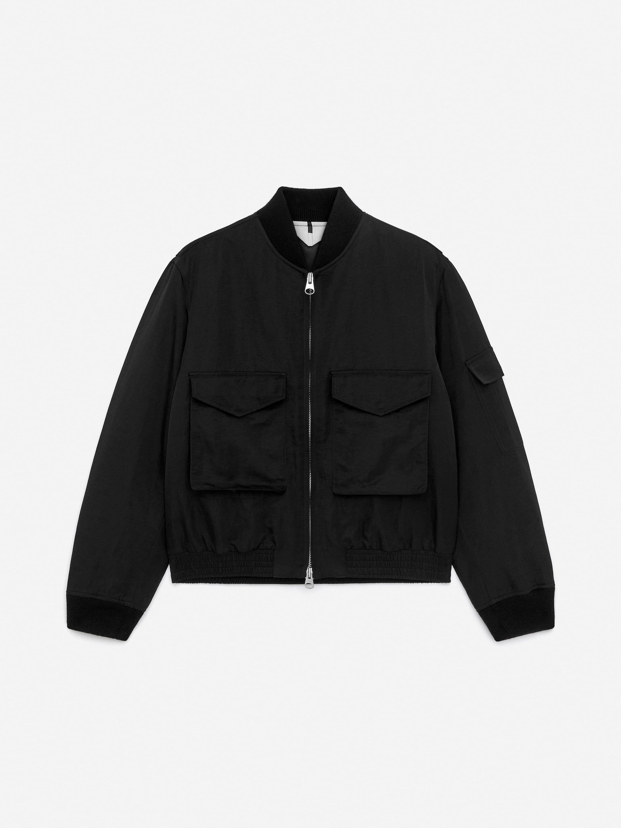 Veste en nylon légèrement rembourrée-#191918-16573