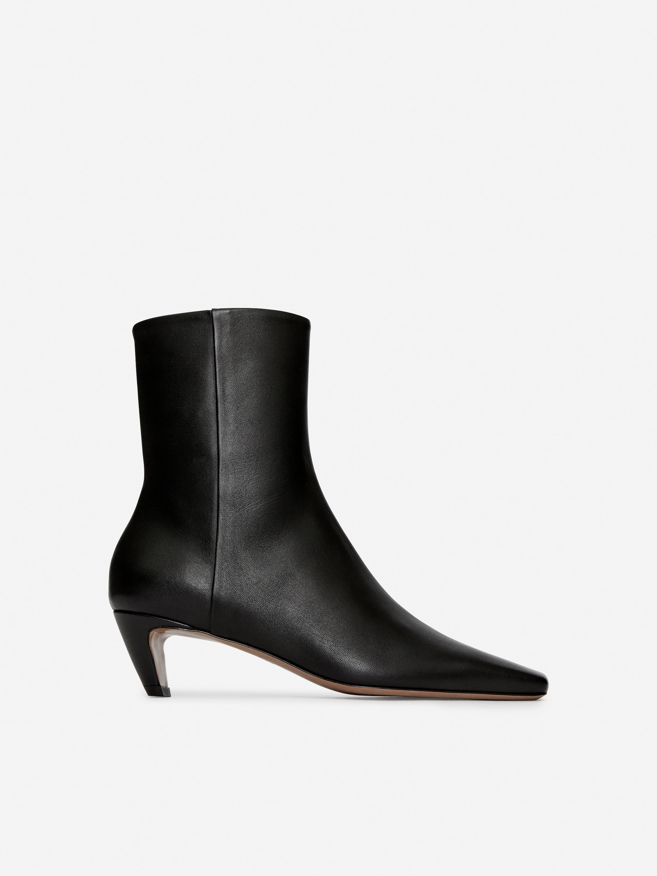 Bottines à bouts carrés-#272628-14110