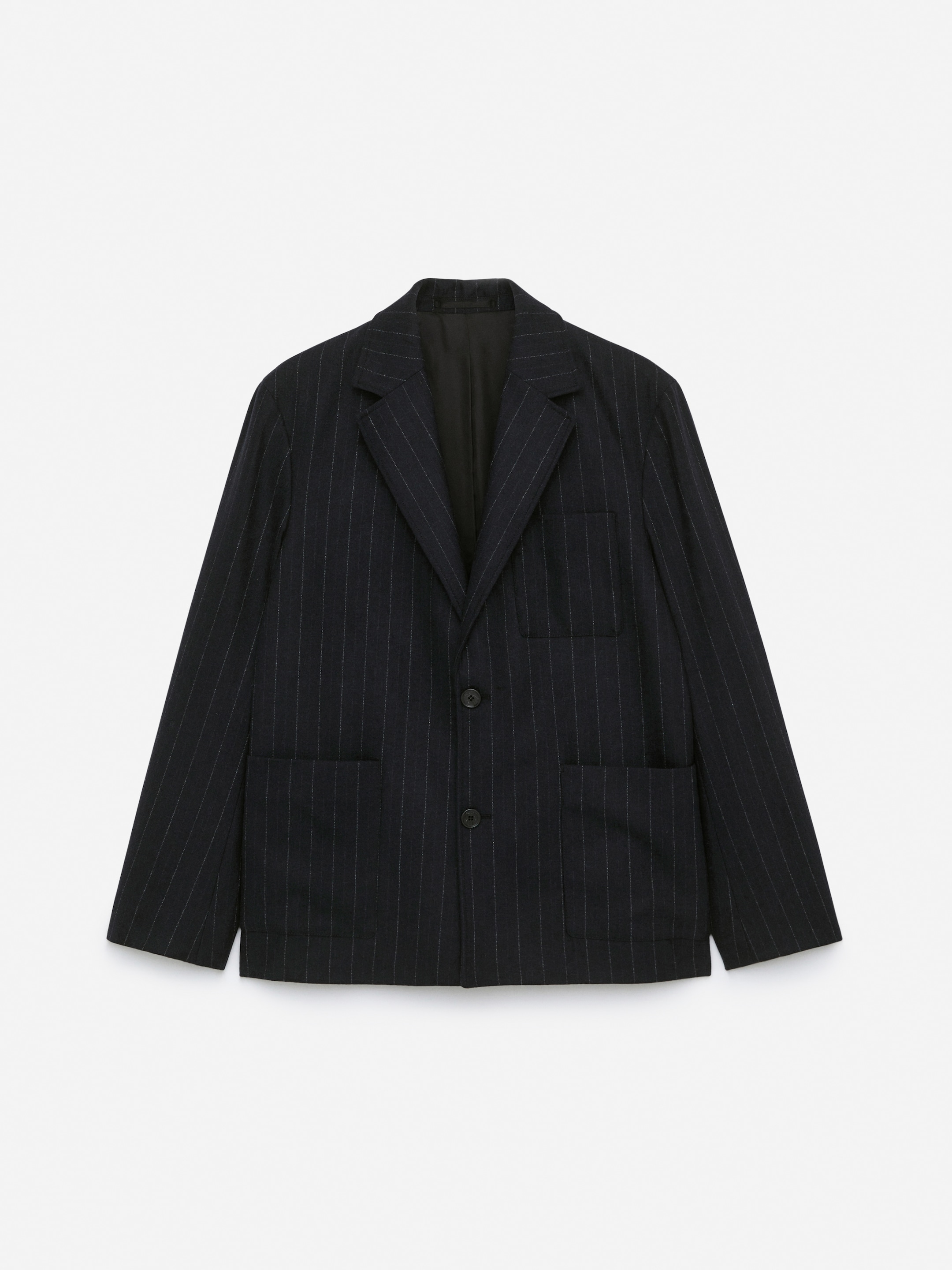 Pinstripe Blazer - Dark Blue - Regular fit - Men - StillMedia/DescriptiveStillLife - 1