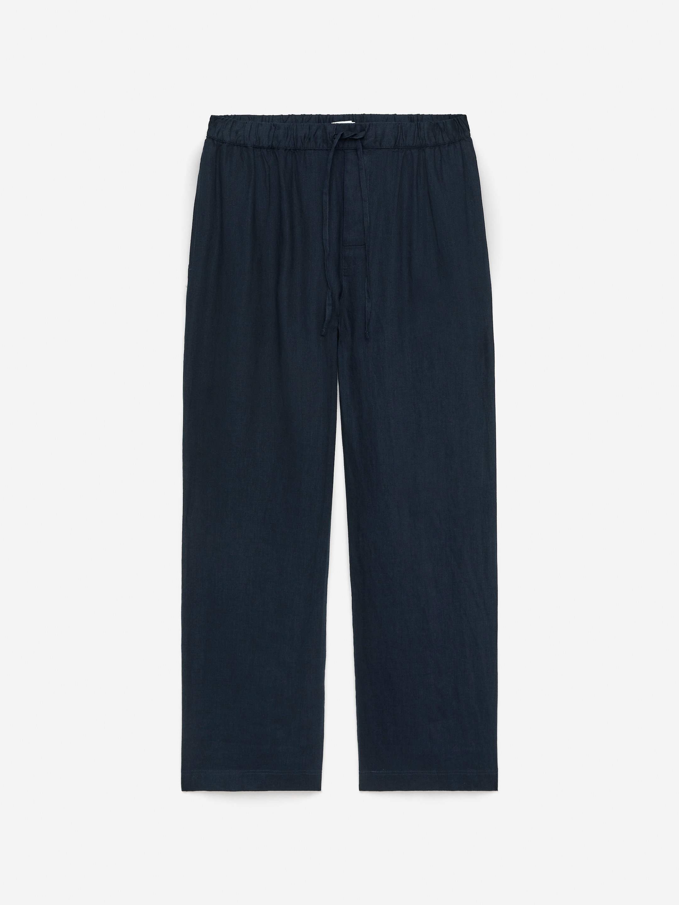 Vida linnebyxor - Mörkblå - Relaxed fit - men - StillMedia/DescriptiveStillLife - 1