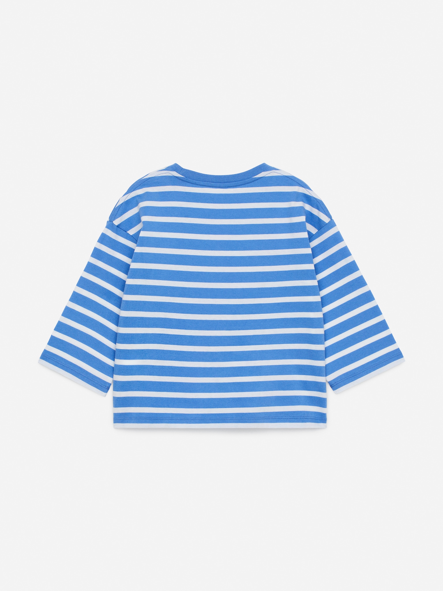 T-shirt à manches longues - Blanc/Bleu/Beige/Arc-en-ciel/Blanc cassé/Multirayures/Rose/Orange/Violet/Rouge - 3