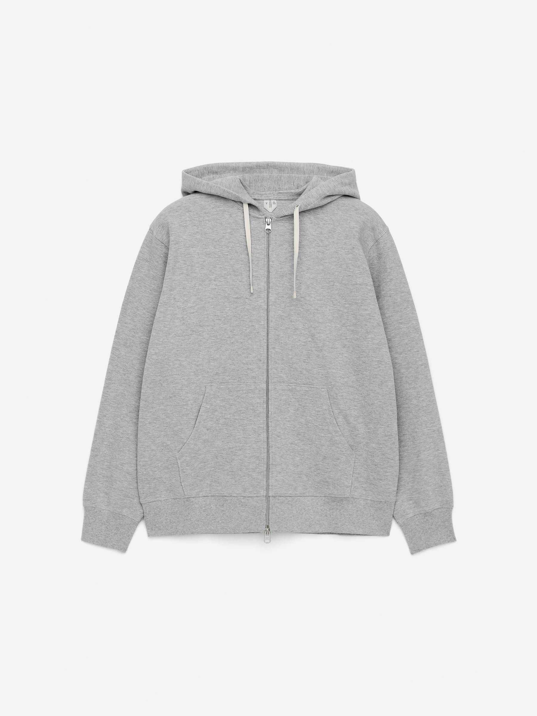 Zip Hoodie-Grey-16509