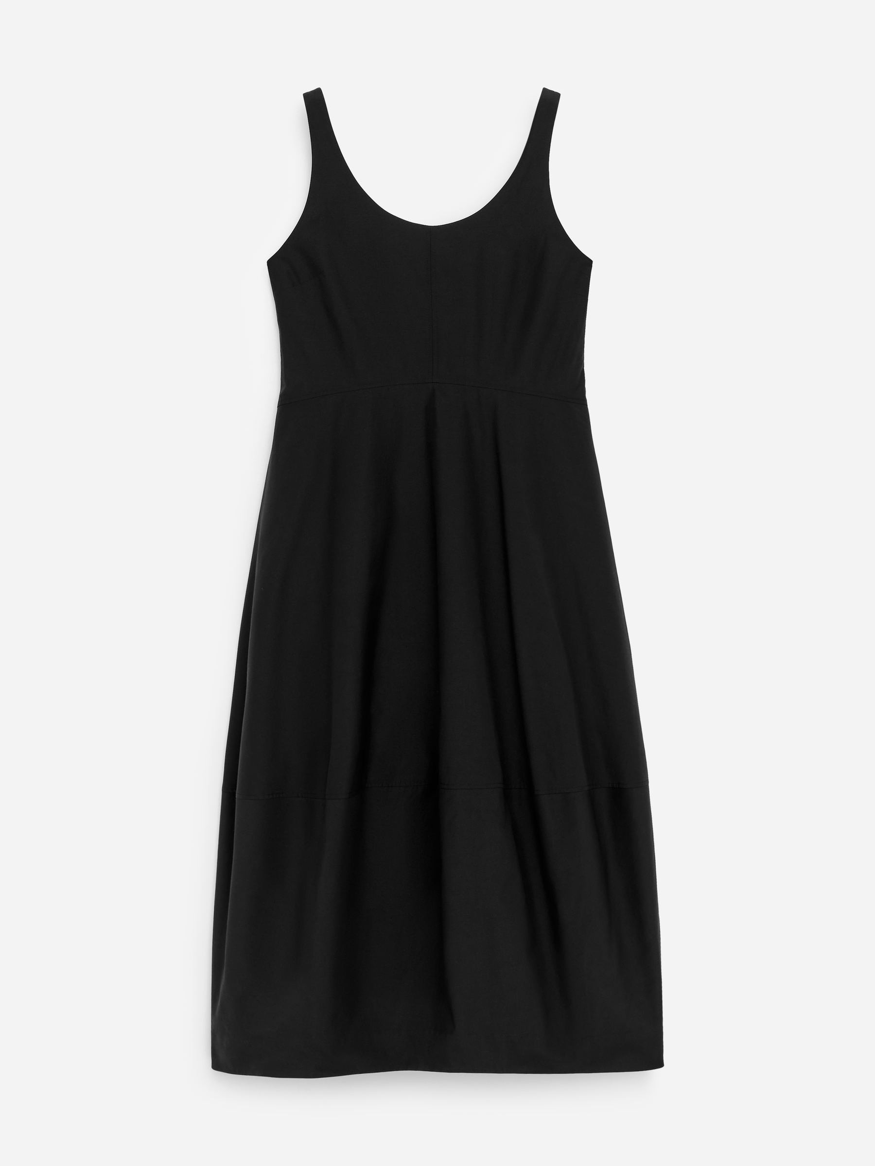 Vestido de tafetán - Negro - Corte estándar - Women - StillMedia/DescriptiveStillLife - 1