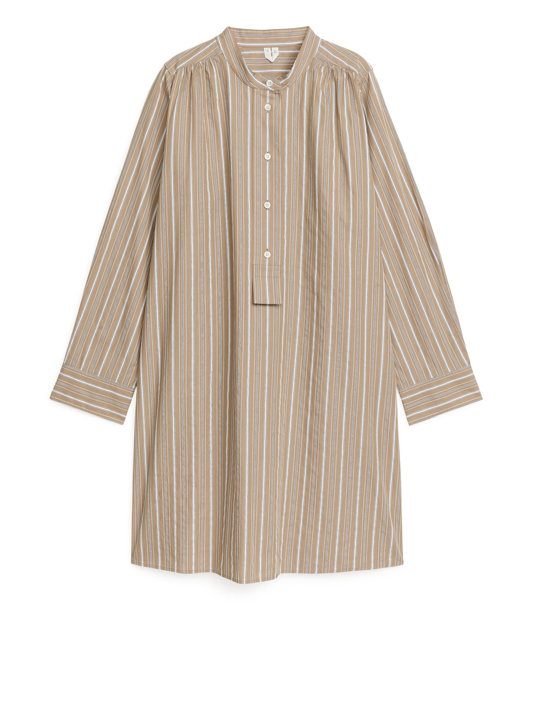 Hemdblusenkleid im Schlupfstil - Beige - Relaxed Fit - Damen - StillMedia/DescriptiveStillLife - 1