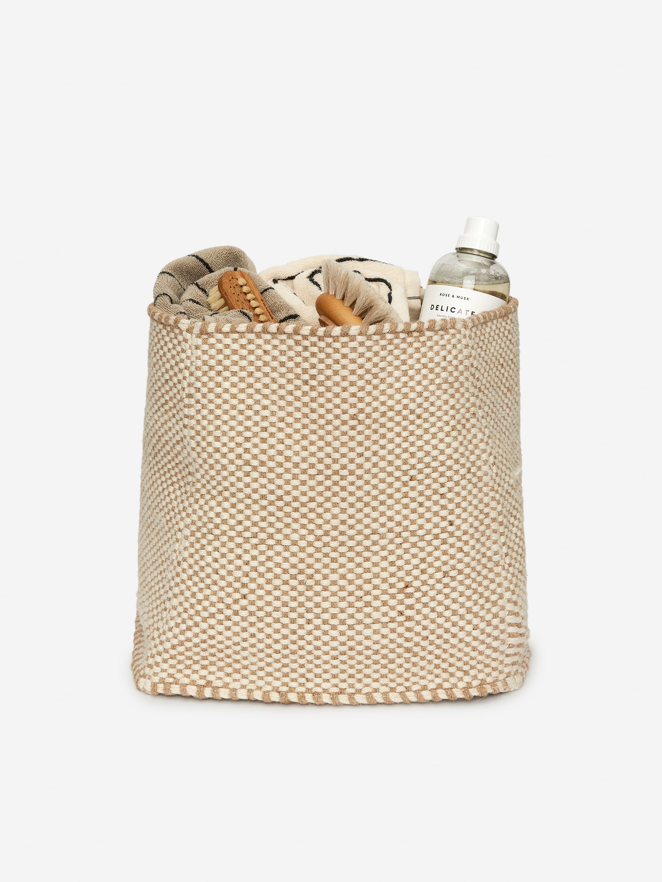 Jute Storage Basket 35 cm - Beige/Off White - Homeware - StillMedia/DescriptiveDetail - 4