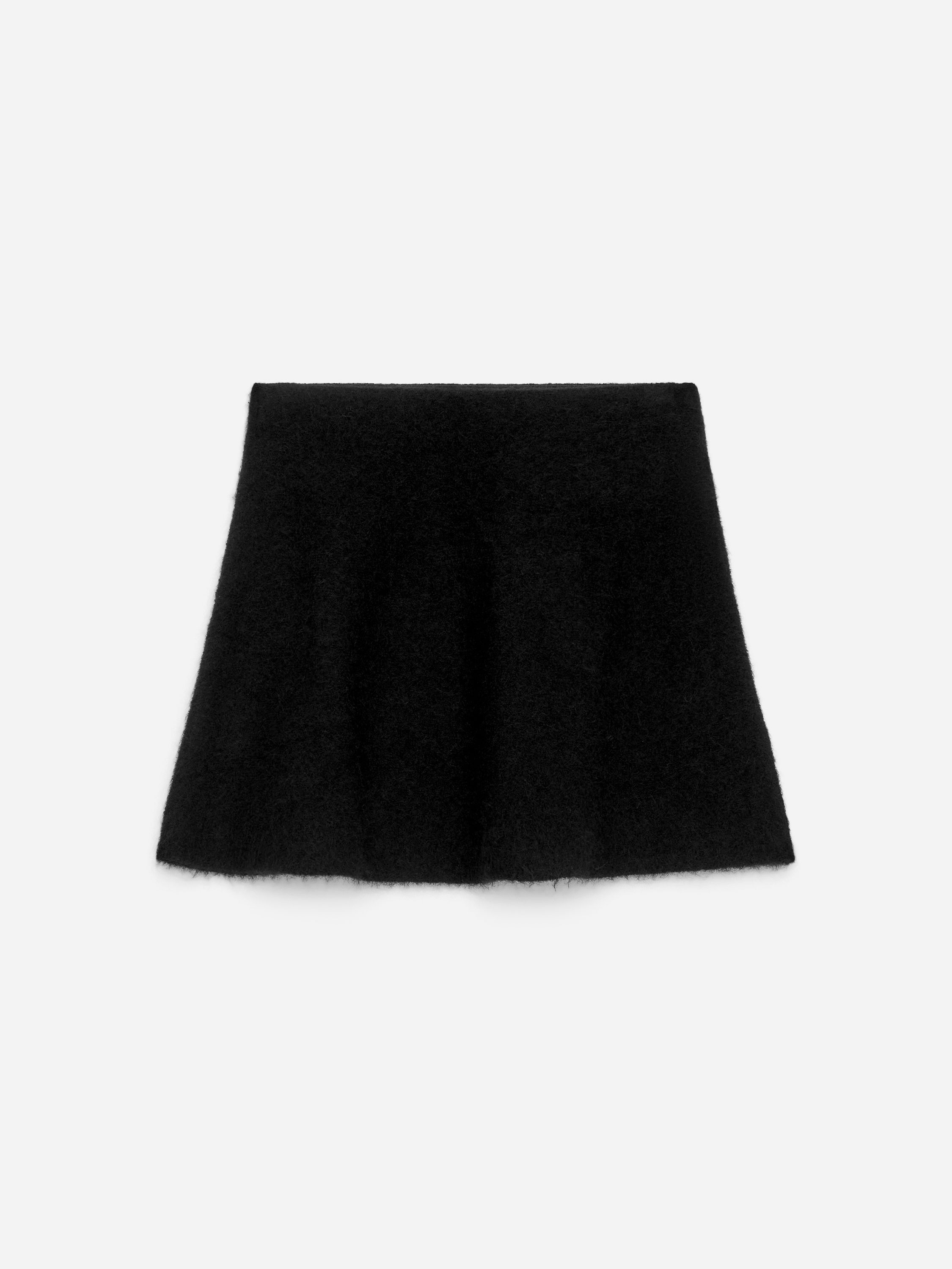 Alpaca-Wool Blend Skirt-#272627-17613