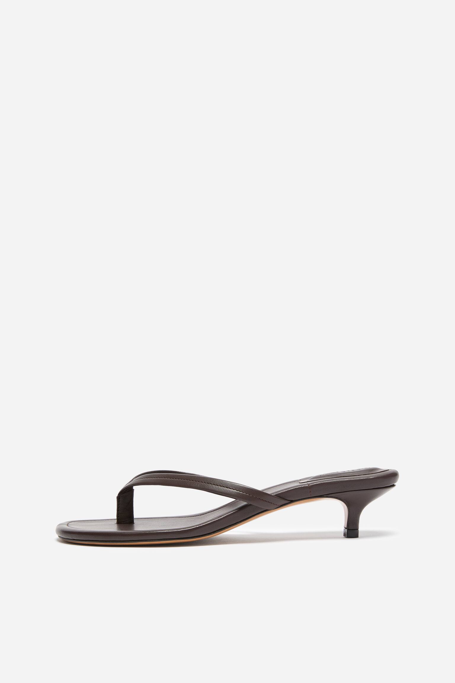 Șlapi Cu Toc Kitten - Maro închis - 7