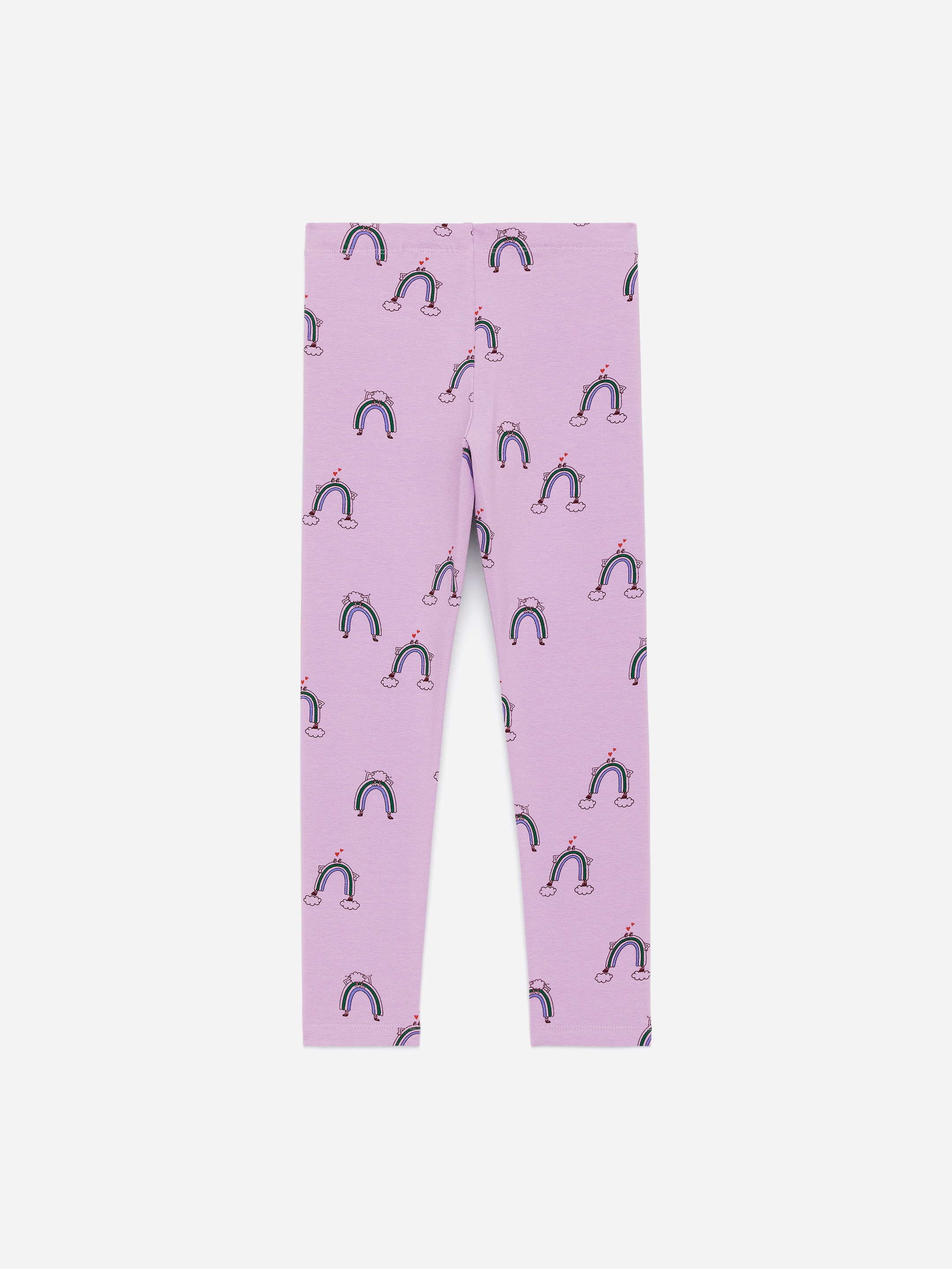Agrandir l'image: Leggings en jersey imprimé - Lilas/Arc-en-ciel - ENFANT | H&M FR 2