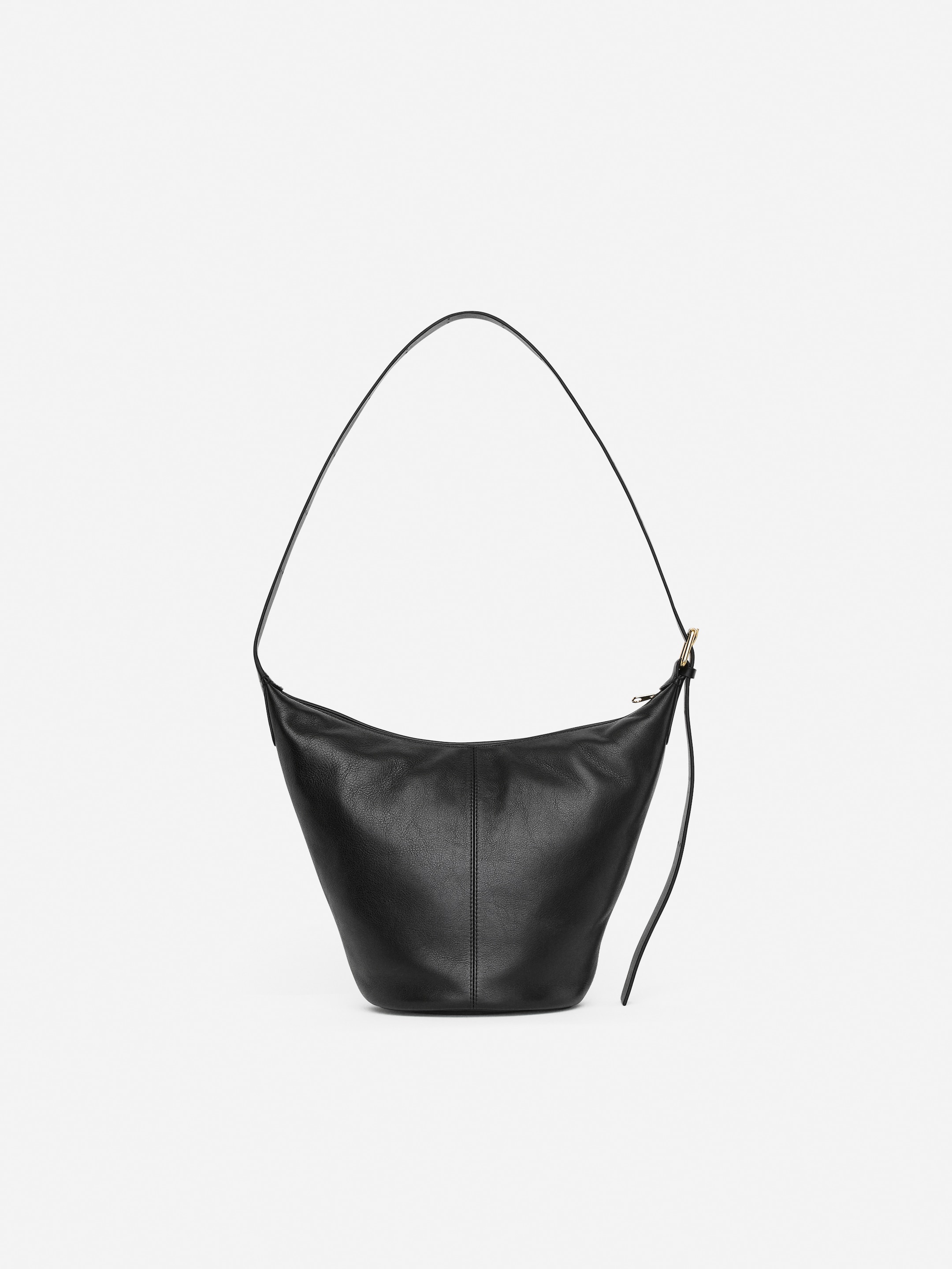 Visa större bild: Bucketväska i läder - Svart - DAM | H&M SE 3
