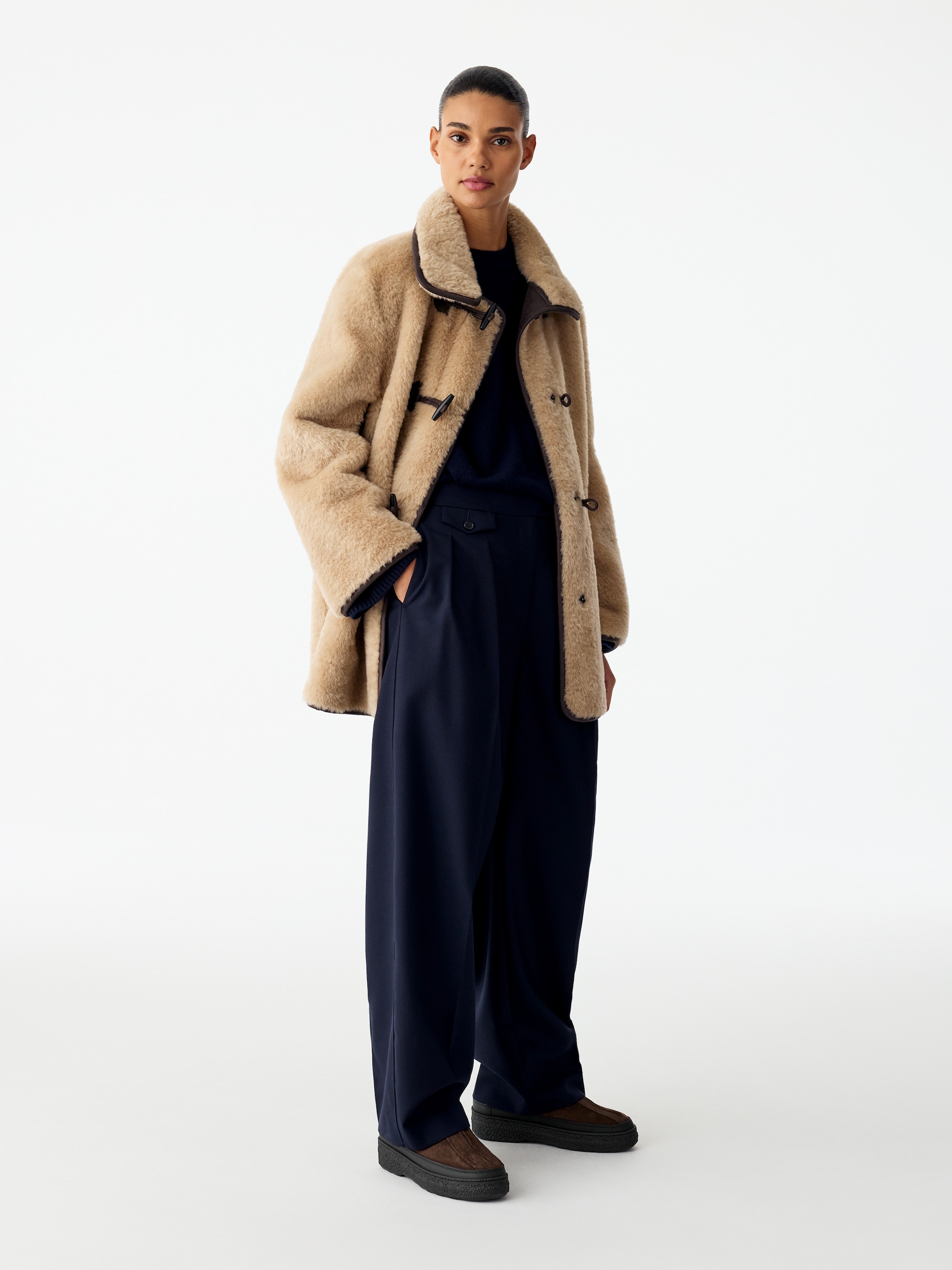 Chunky Suede Boots - Dark Brown - women - StillMedia/Lookbook - 10