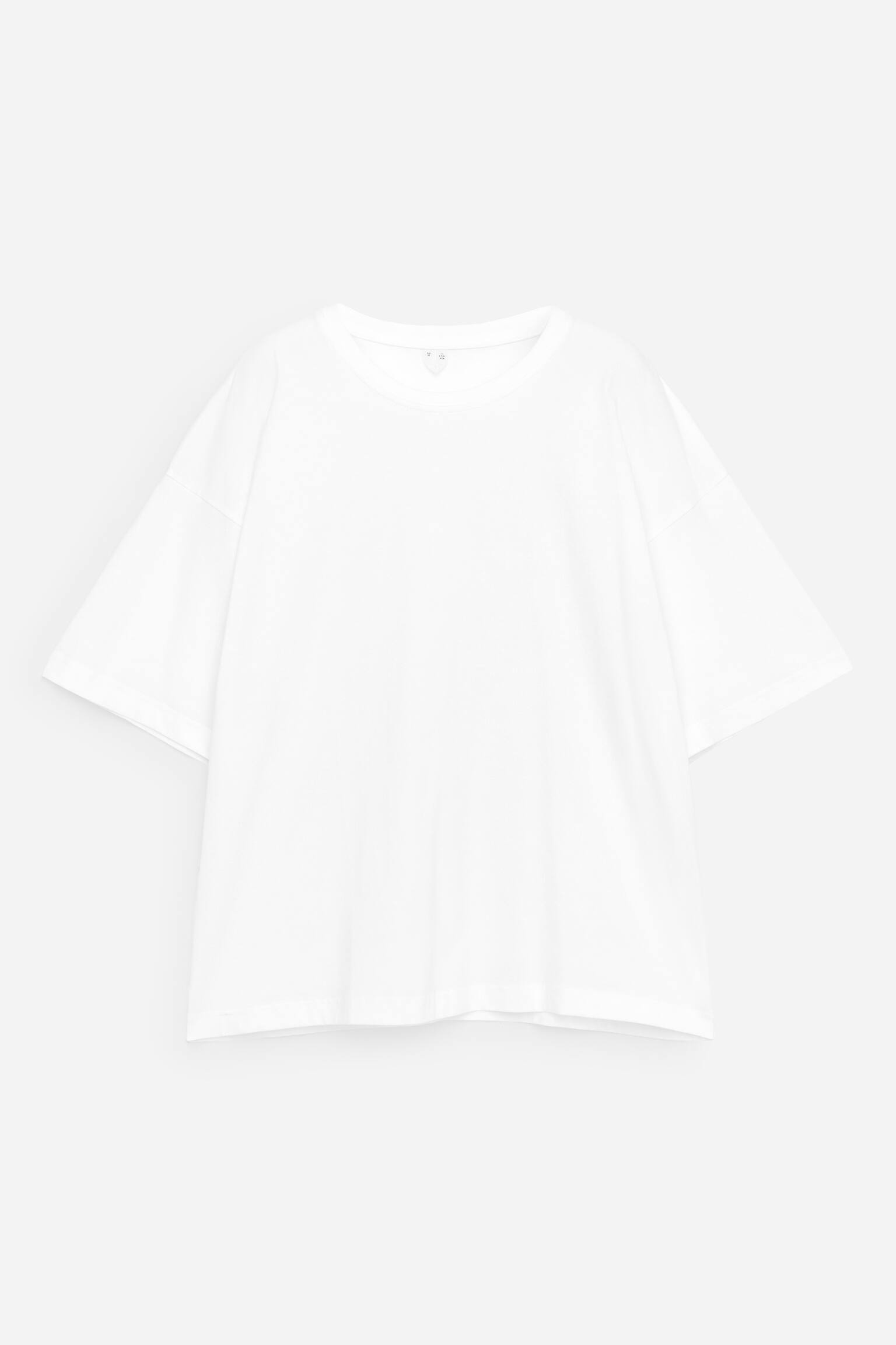 T-shirt oversize - Blanc/Vert kaki/Rose - 2