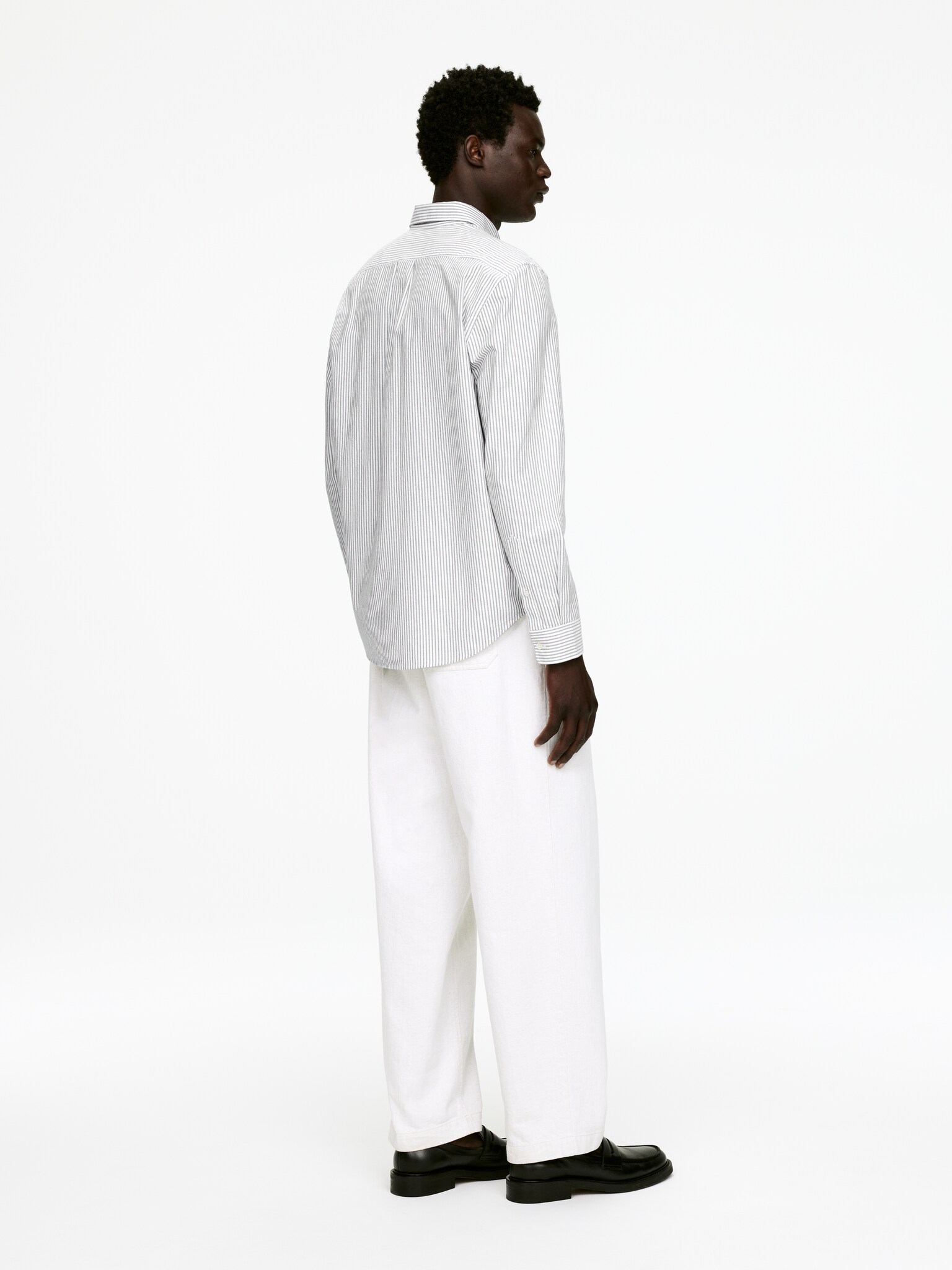 Chemise Oxford - Gris/Blanc/Bleu ciel/Gris clair/Blanc/Bleu/rayé/Taupe foncé/Bleu foncé/Blanc cassé/vert/Vert foncé - 5