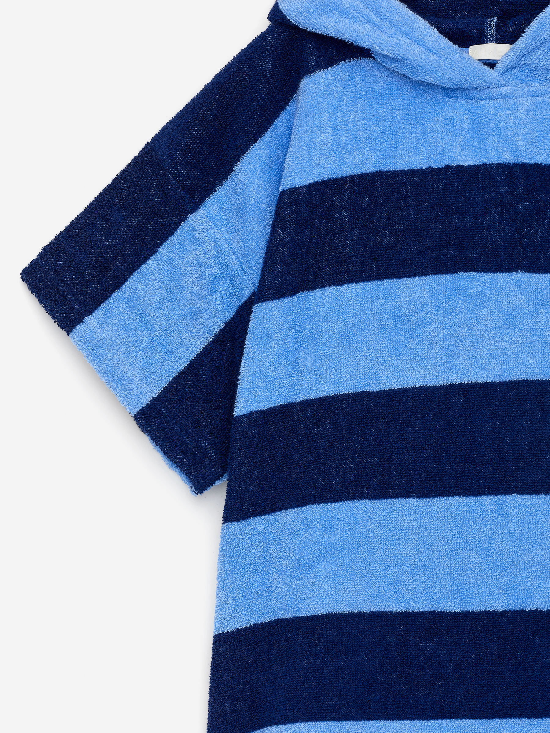 Hooded Towel T-Shirt - Light Blue/Blue - Oversized - Children - StillMedia/DescriptiveDetail - 2