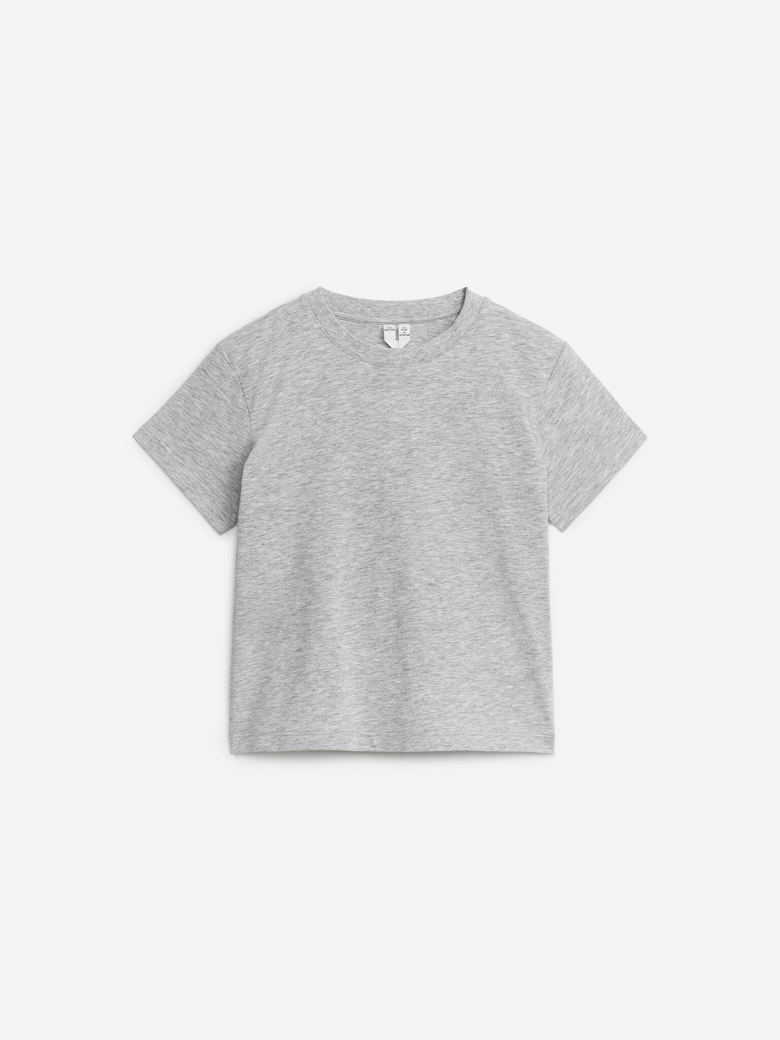 Crew-Neck T-Shirt Set of 3 - White/Grey/Dark Blue - 2