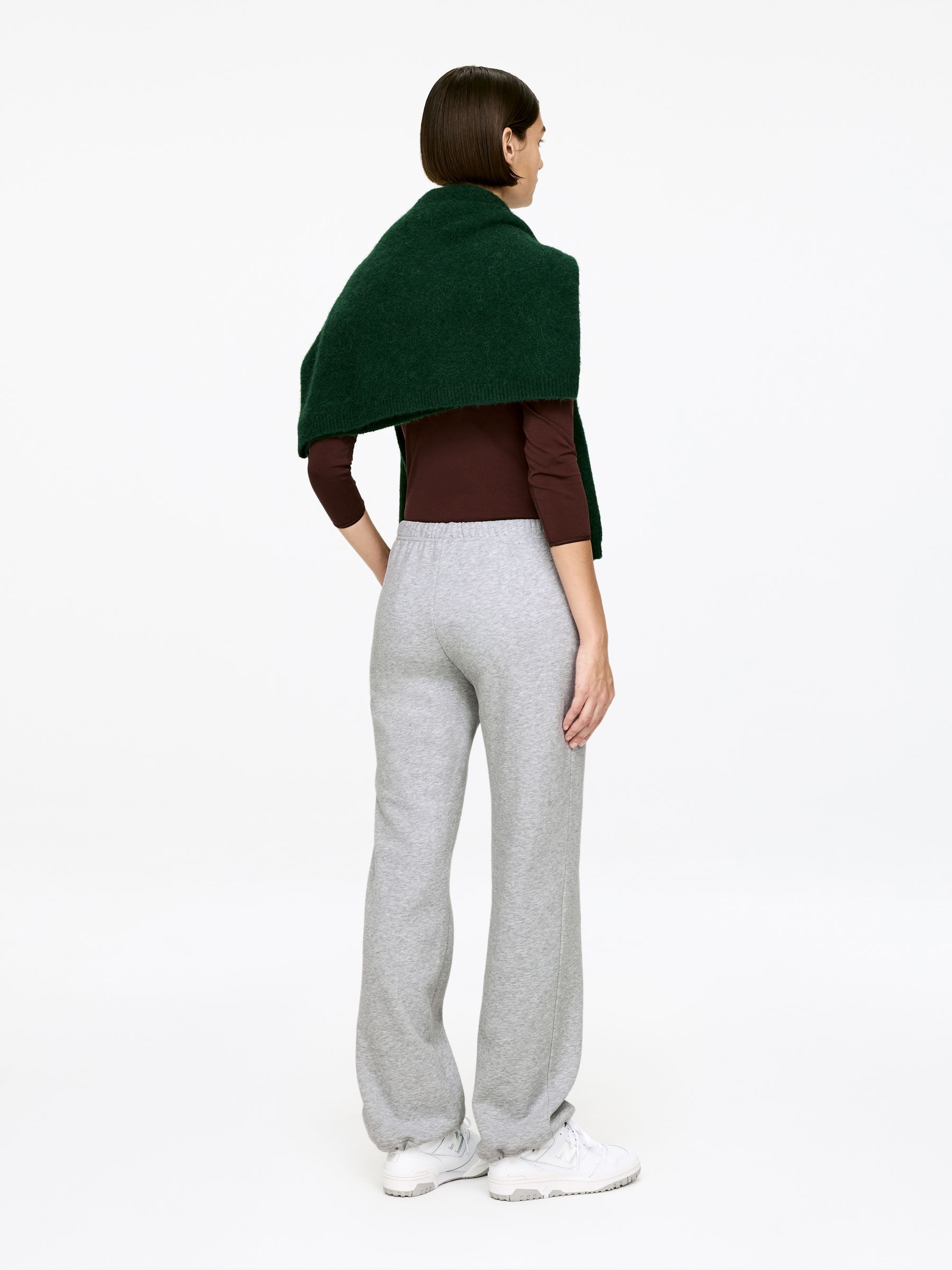 Pantalon de survêtement en coton - gris - Regular fit - Femme - StillMedia/Lookbook - 5