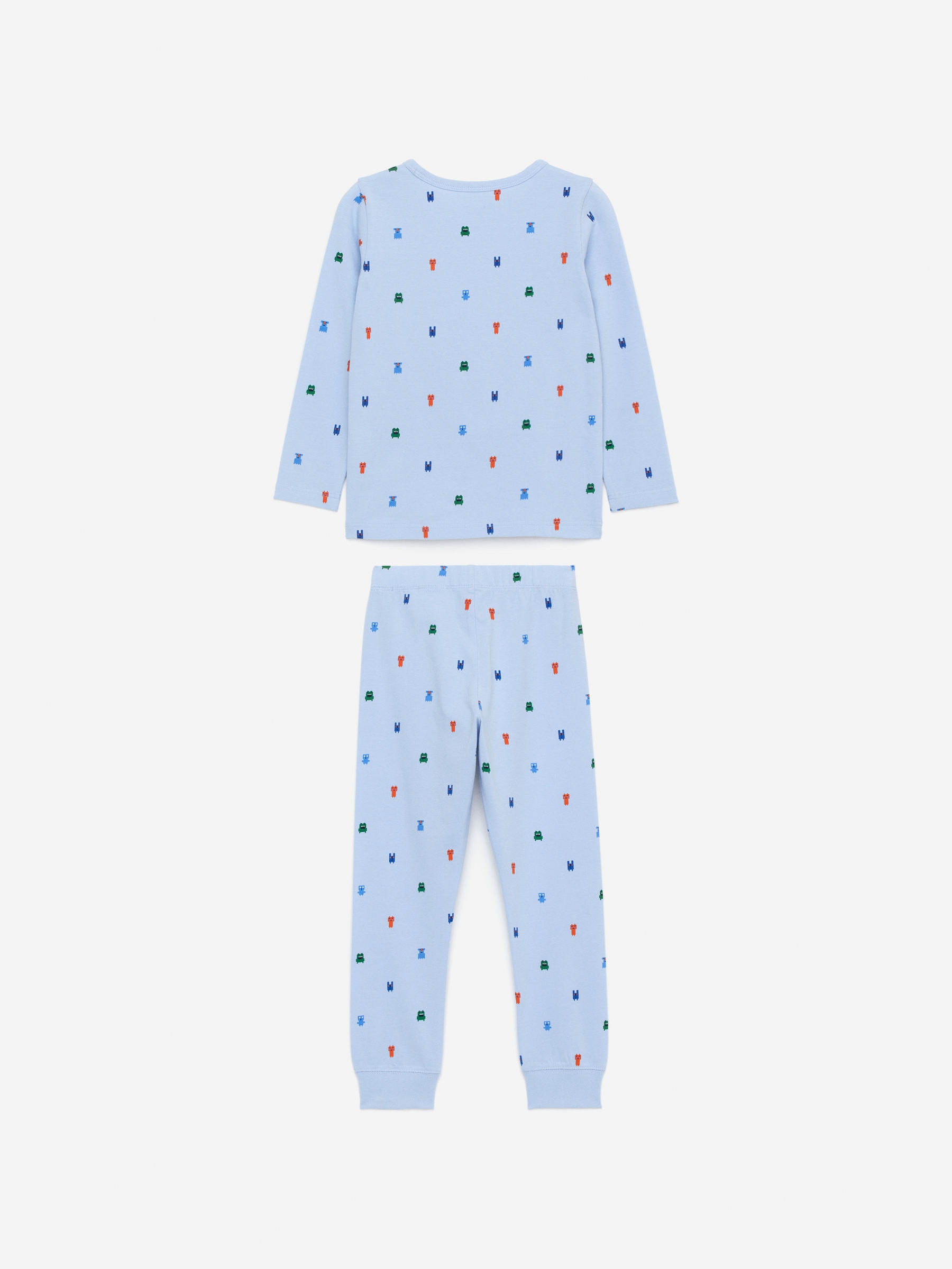Jersey Pyjama Set - Light Blue - Regular fit - Children - StillMedia/DescriptiveStillLife - 1