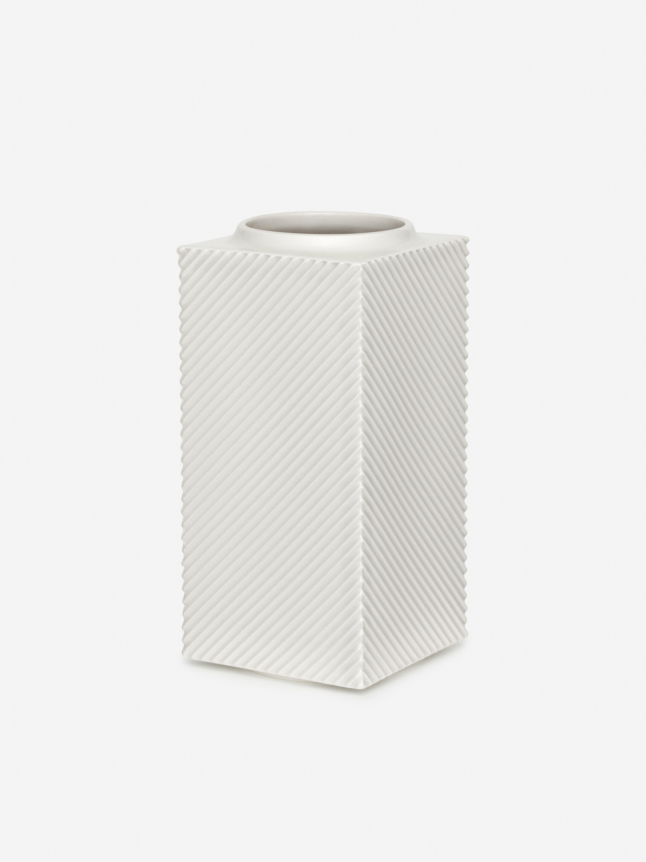 Square-Shaped Vase 24 cm - Off White - Homeware - StillMedia/DescriptiveStillLife - 1