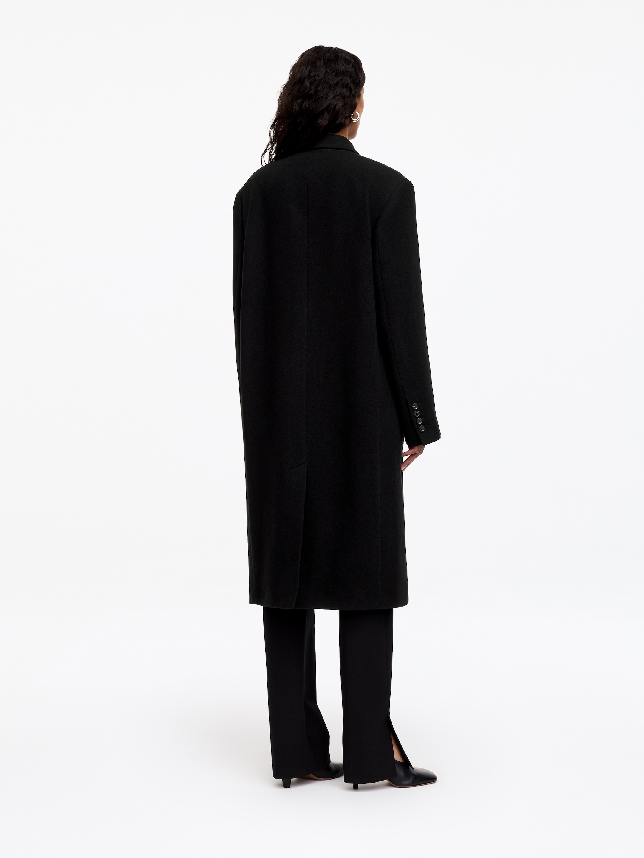 Wool-Blend Coat - Black - Regular fit - women - StillMedia/Lookbook - 4