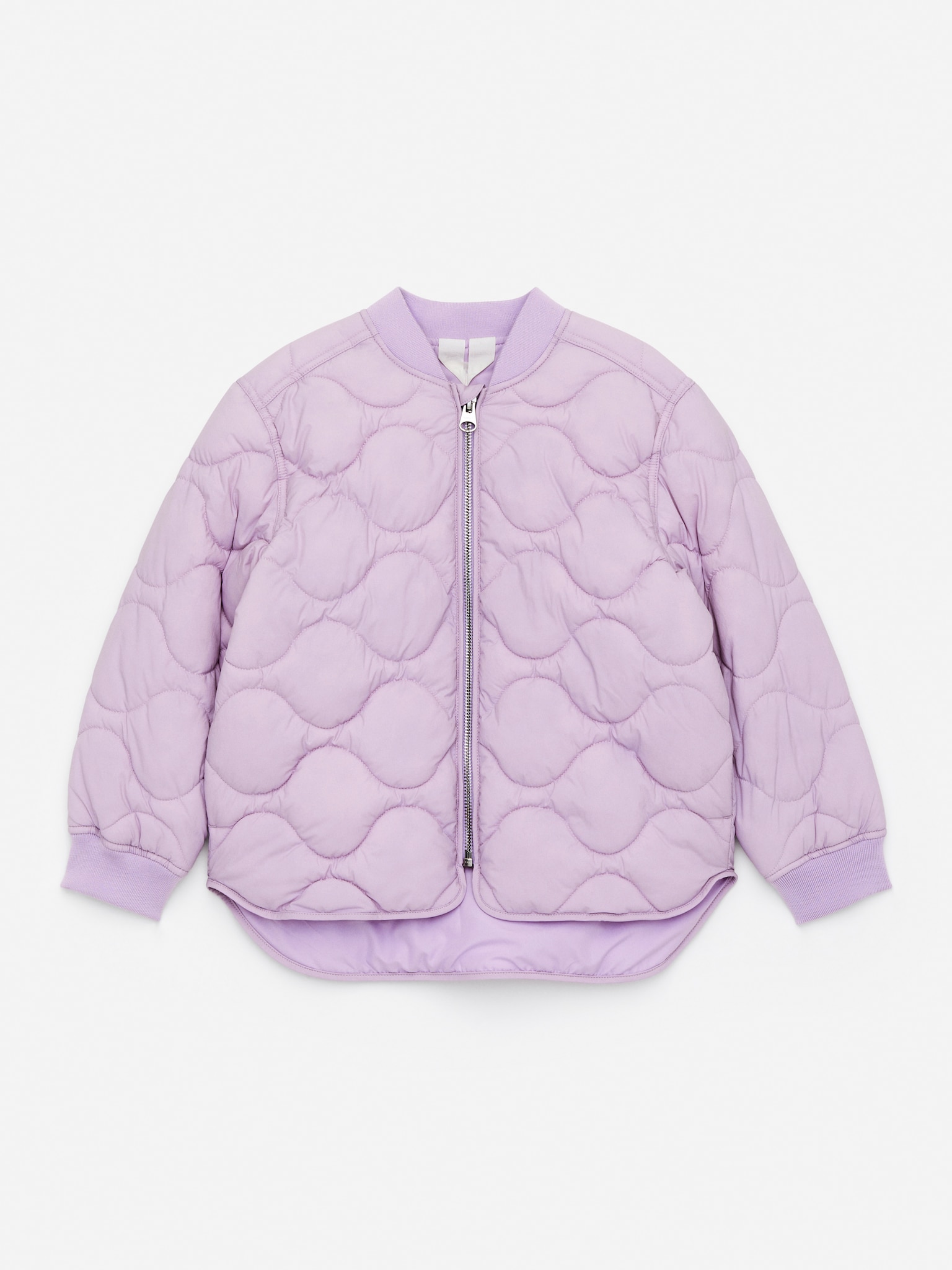 Quilted Jacket - Lilac/Bright Blue