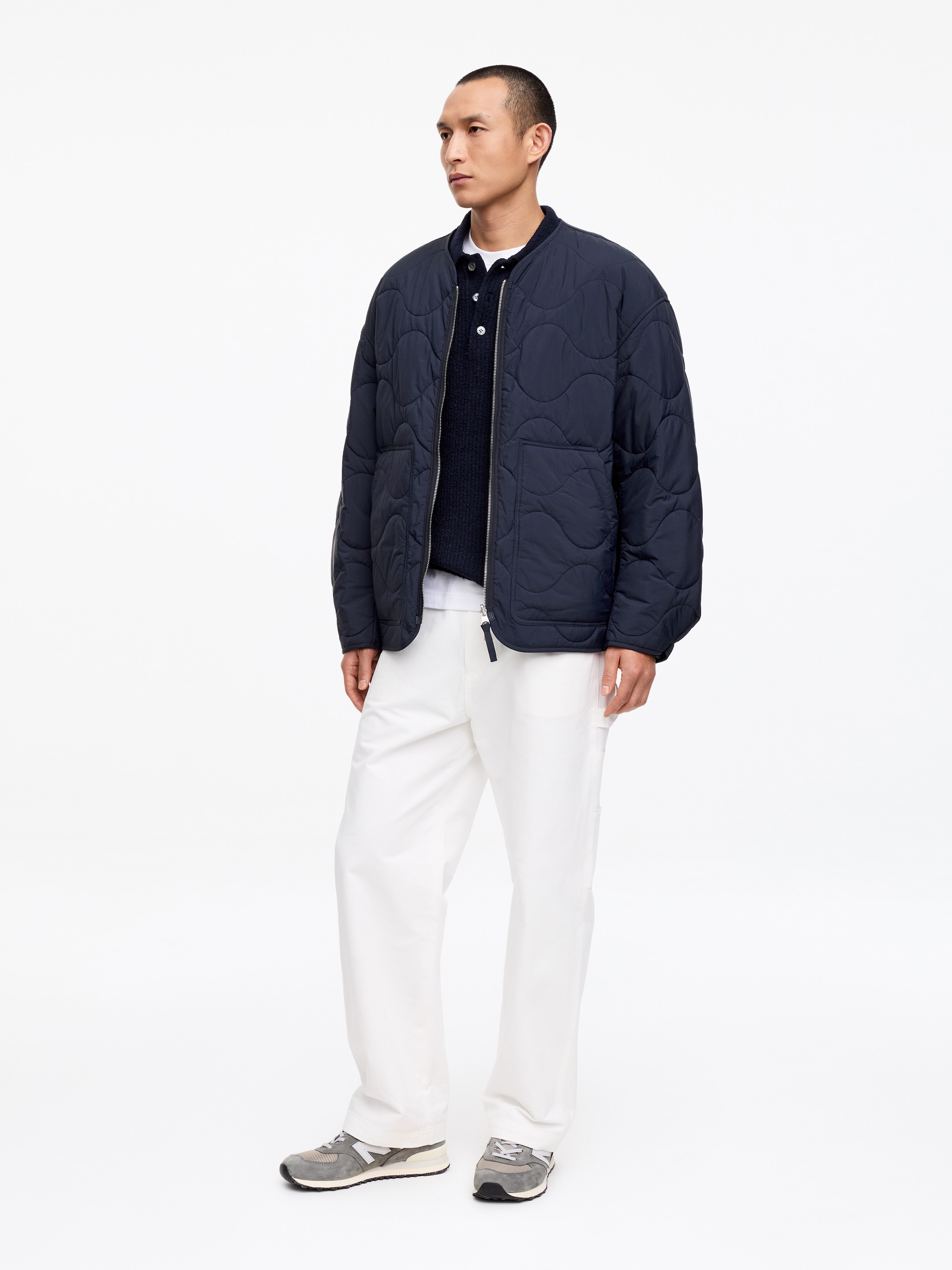 Veste de doublure ARKET ACTIVE - Bleu foncé - Regular fit - Homme - StillMedia/Lookbook - 3